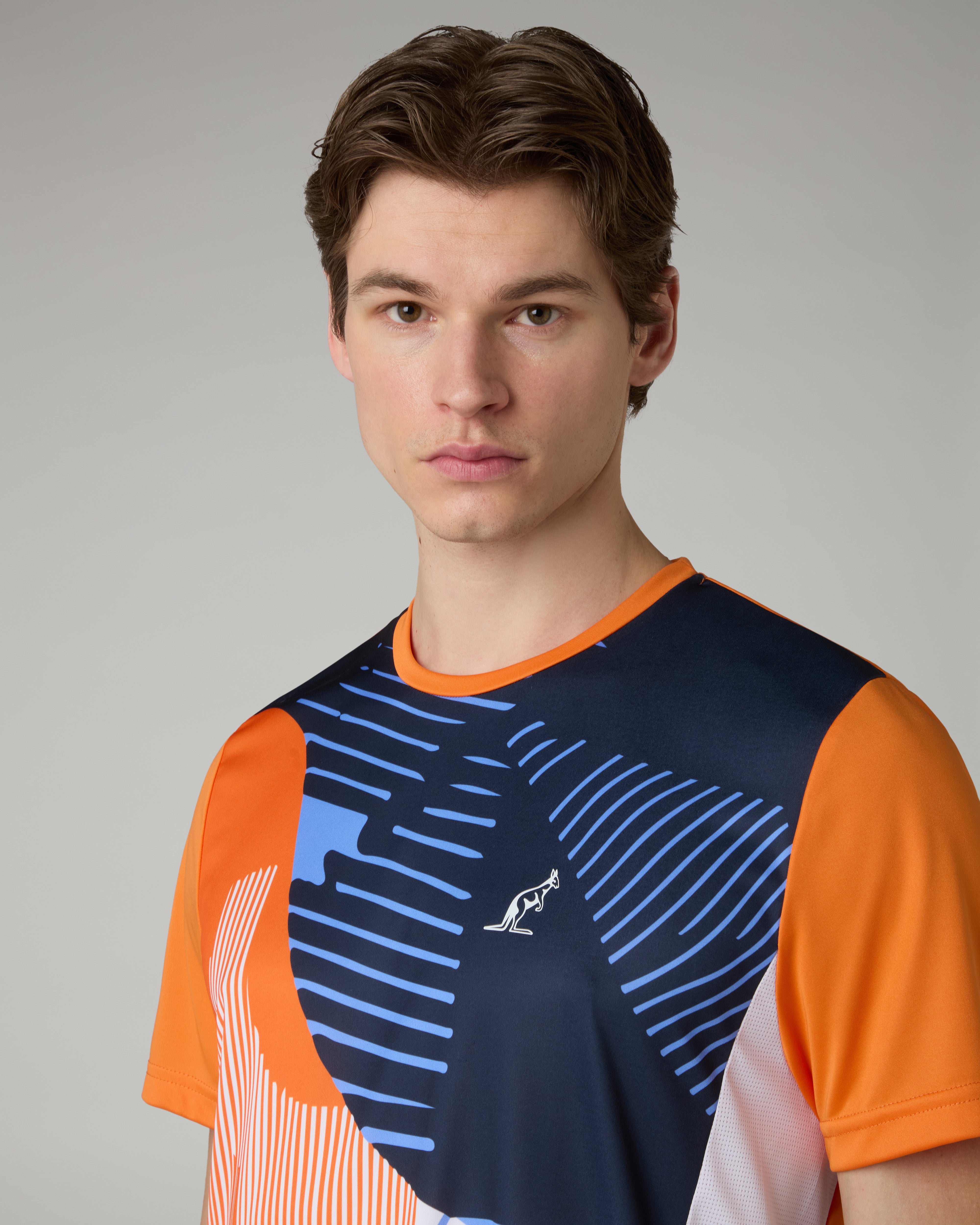 australian-absinth-t-shirt-tennis-arancio-acceso image 4