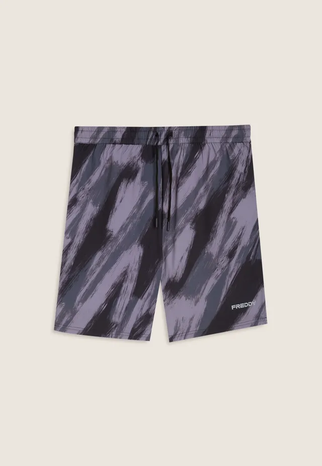 freddy-shorts-uomo-slim-stampati-con-coulisse-e-tasche-zip image 1