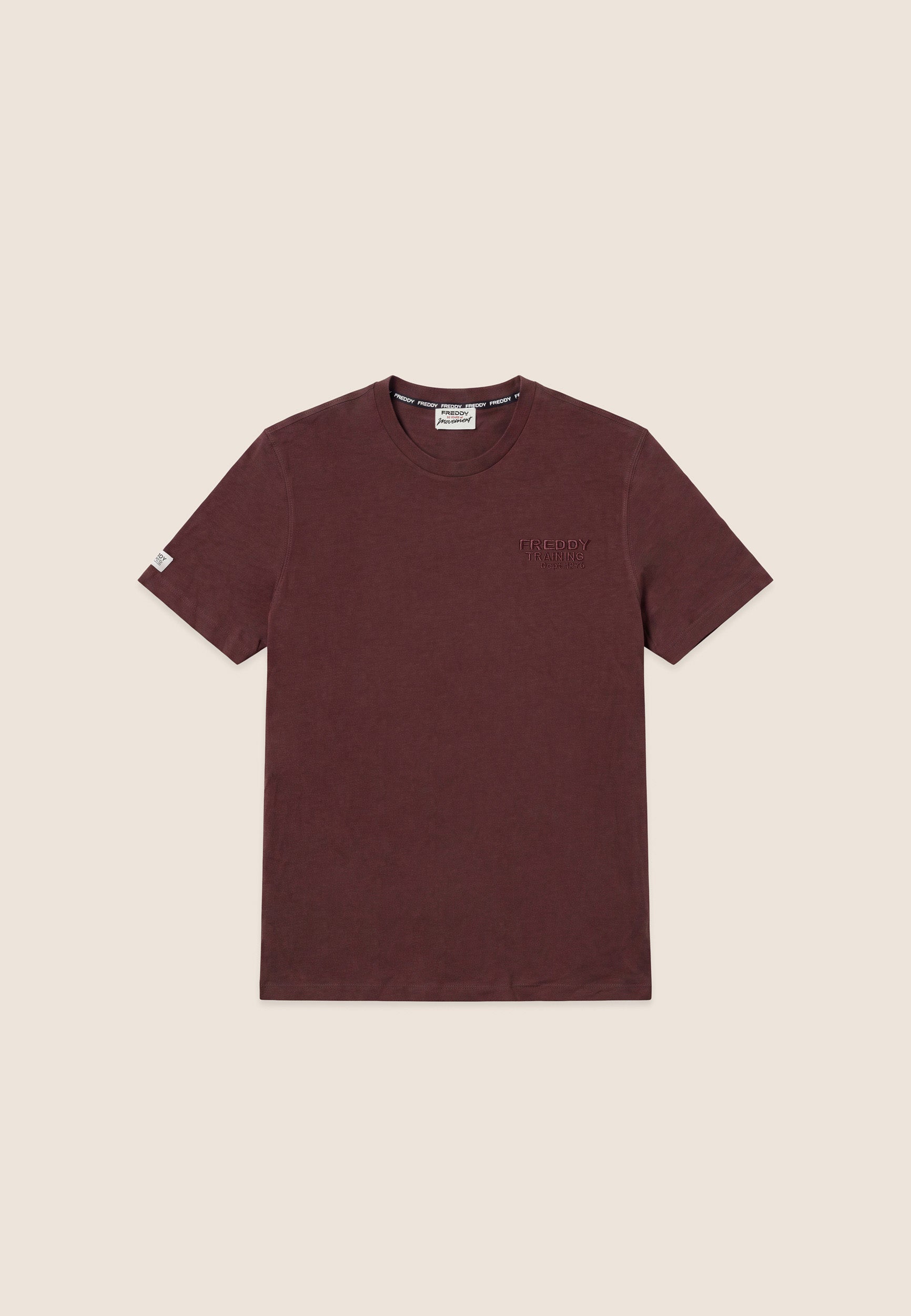 freddy-t-shirt-uomo-regular-fit-jersey-cotone-100-training-dept image 5