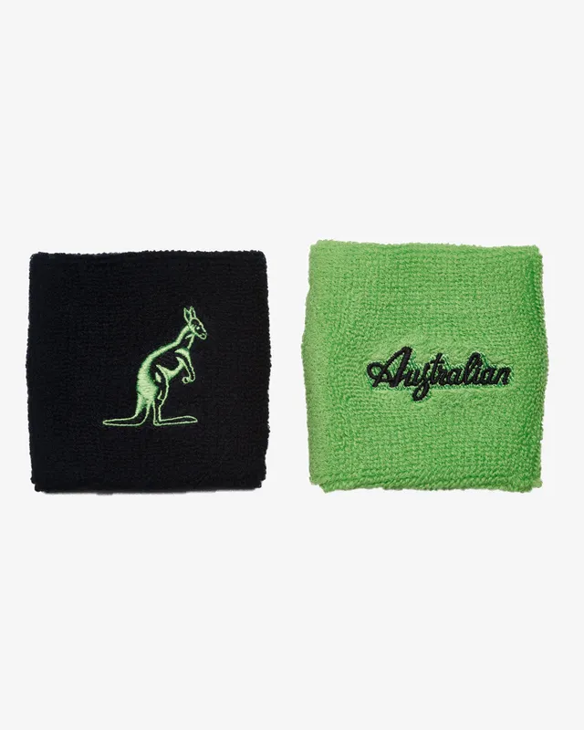 australian-double-cotton-wristband-polsino-spugna-blu-verde-mela image 1