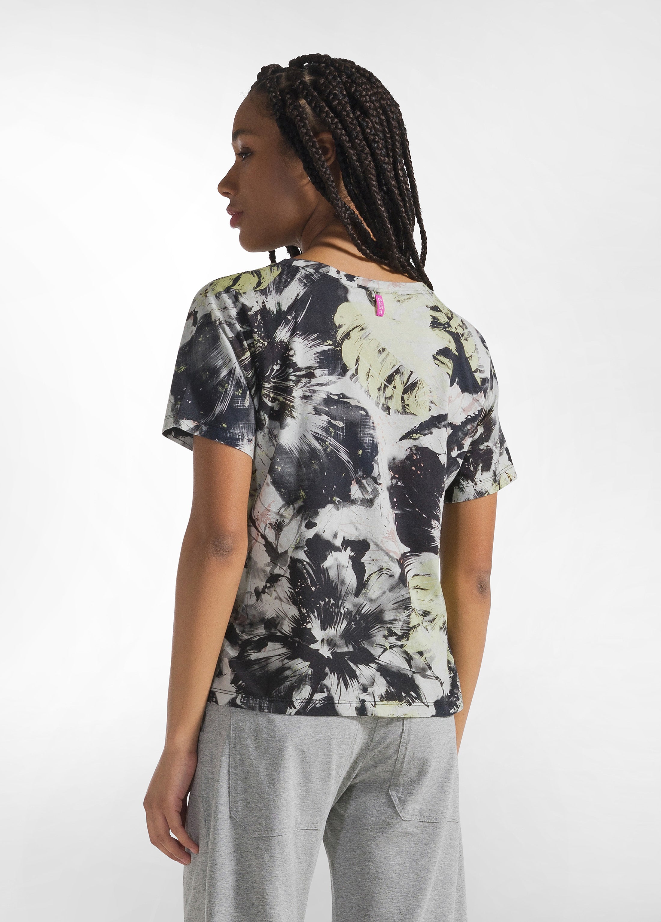 deha-t-shirt-stampata-grigio-in-jersey-di-cotone-140-g image 2