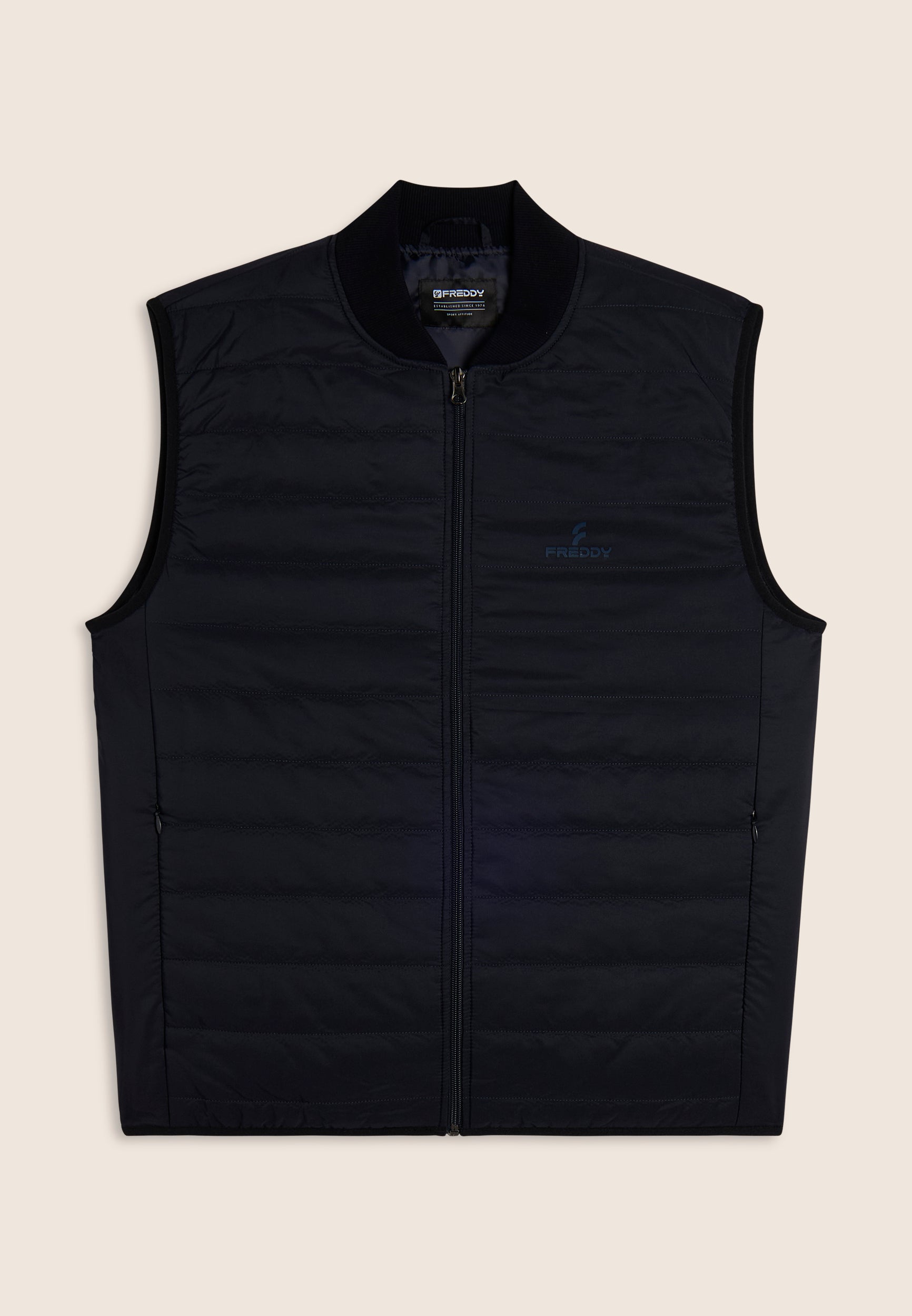 freddy-gilet-imbottito-collo-alla-coreana-in-nylon image 1