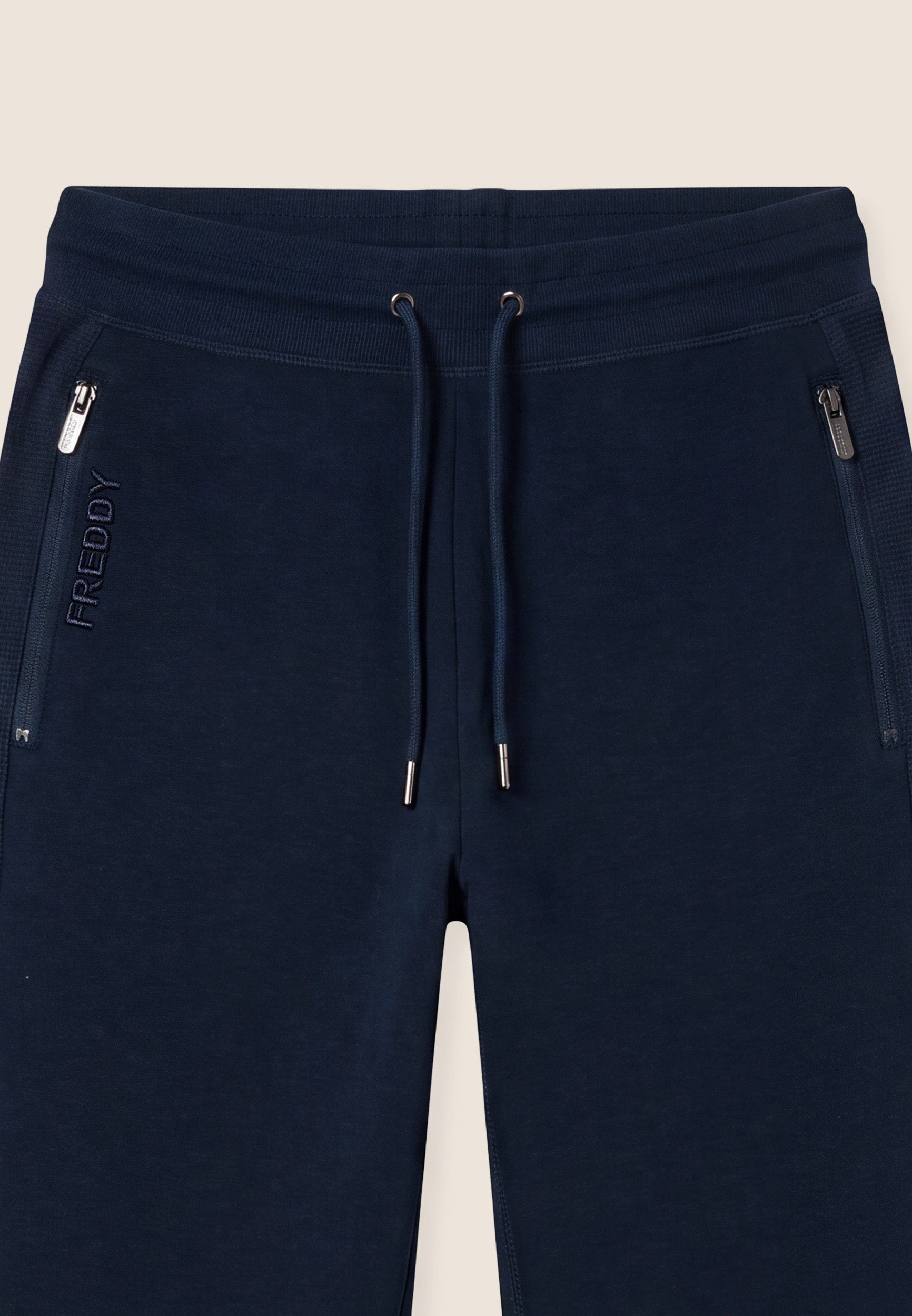 freddy-pantaloni-uomo-regular-felpa-con-inserti-a-quadretti-fondo-dritto image 7