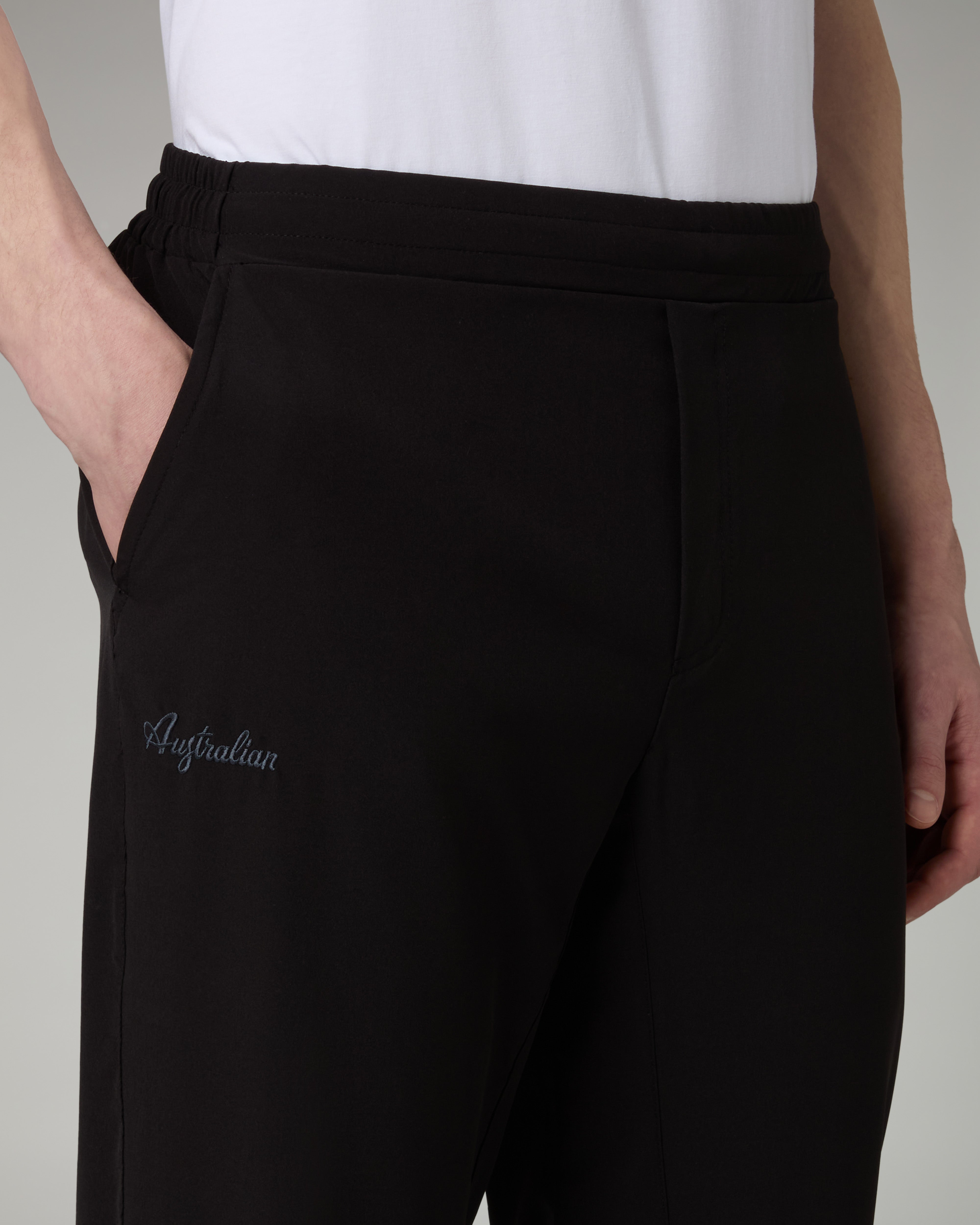 australian-easy-move-track-pant-pantalone-tuta-uomo-nero image 4