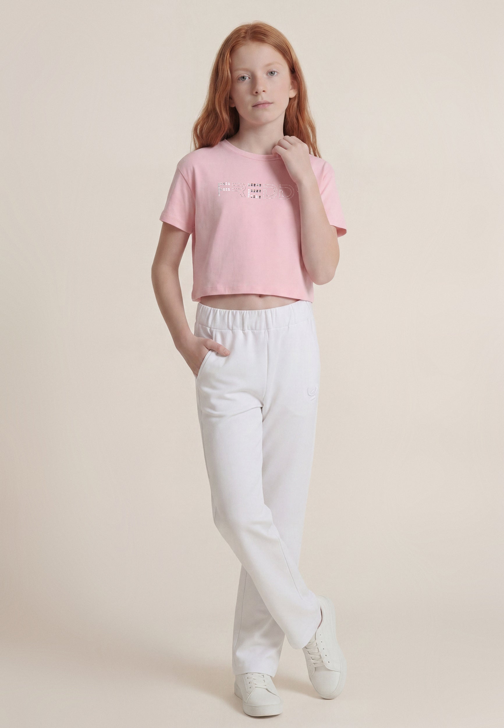 freddy-t-shirt-cropped-junior-con-apertura-retro-e-strass image 2
