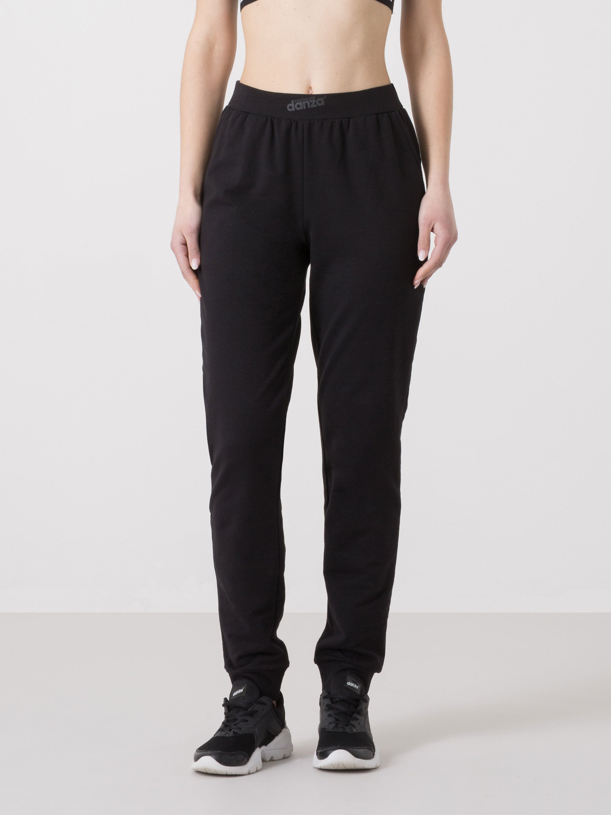 dimensione-danza-pantalone-felpa-donna-non-garzata-fondo-stretto image 2