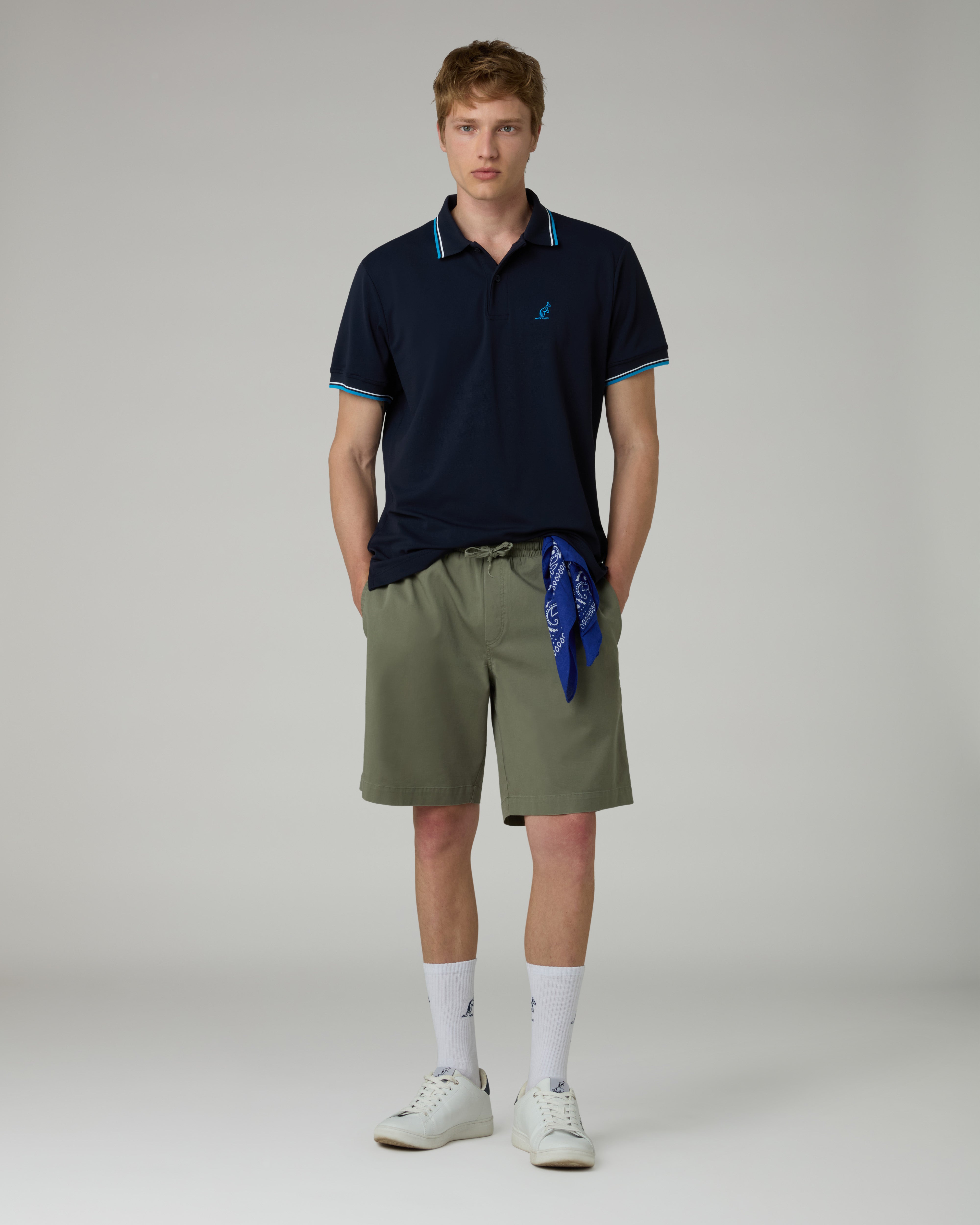 australian-2-stripes-polo-shirt-polo-tecnica-blu-navy-collo-rigato image 2