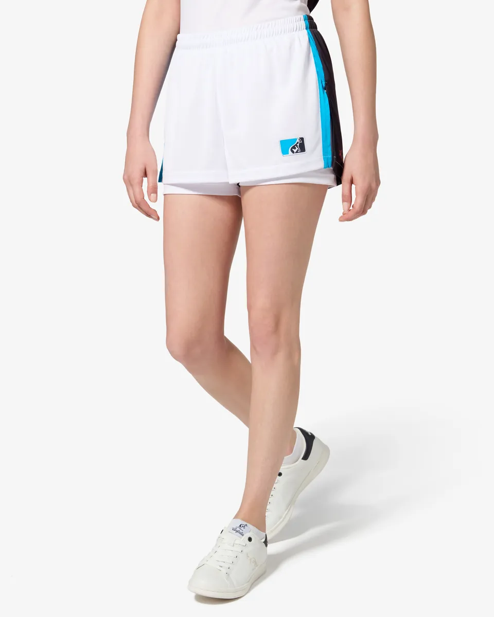 australian-league-short-bianco-pantaloncino-tennis-traspirante image 1