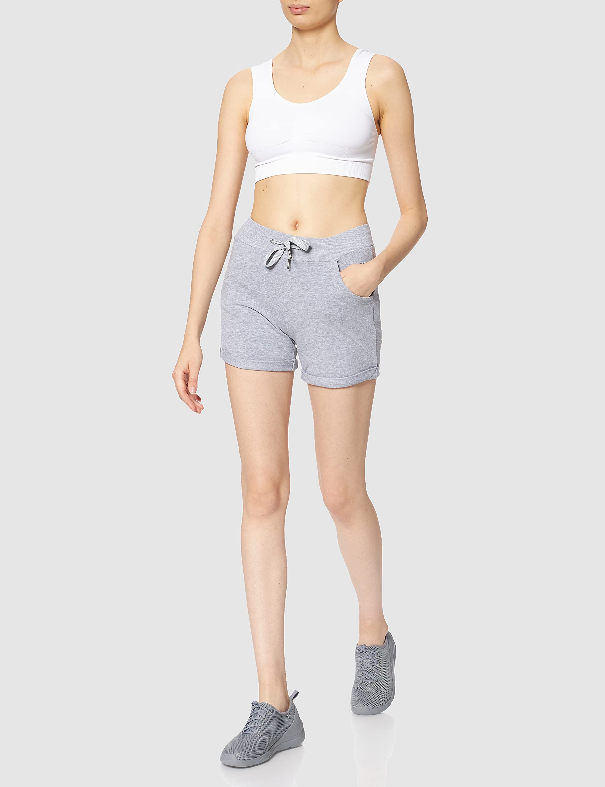 cmp-bermuda-fitness-donna-grigio-taglia-42 image 2