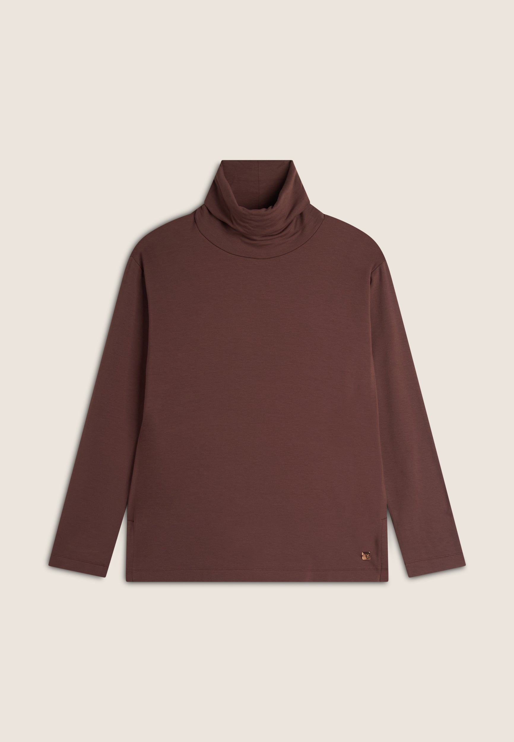 felpa-donna-freddy-regular-fit-in-viscosa-con-collo-a-tubo image 5