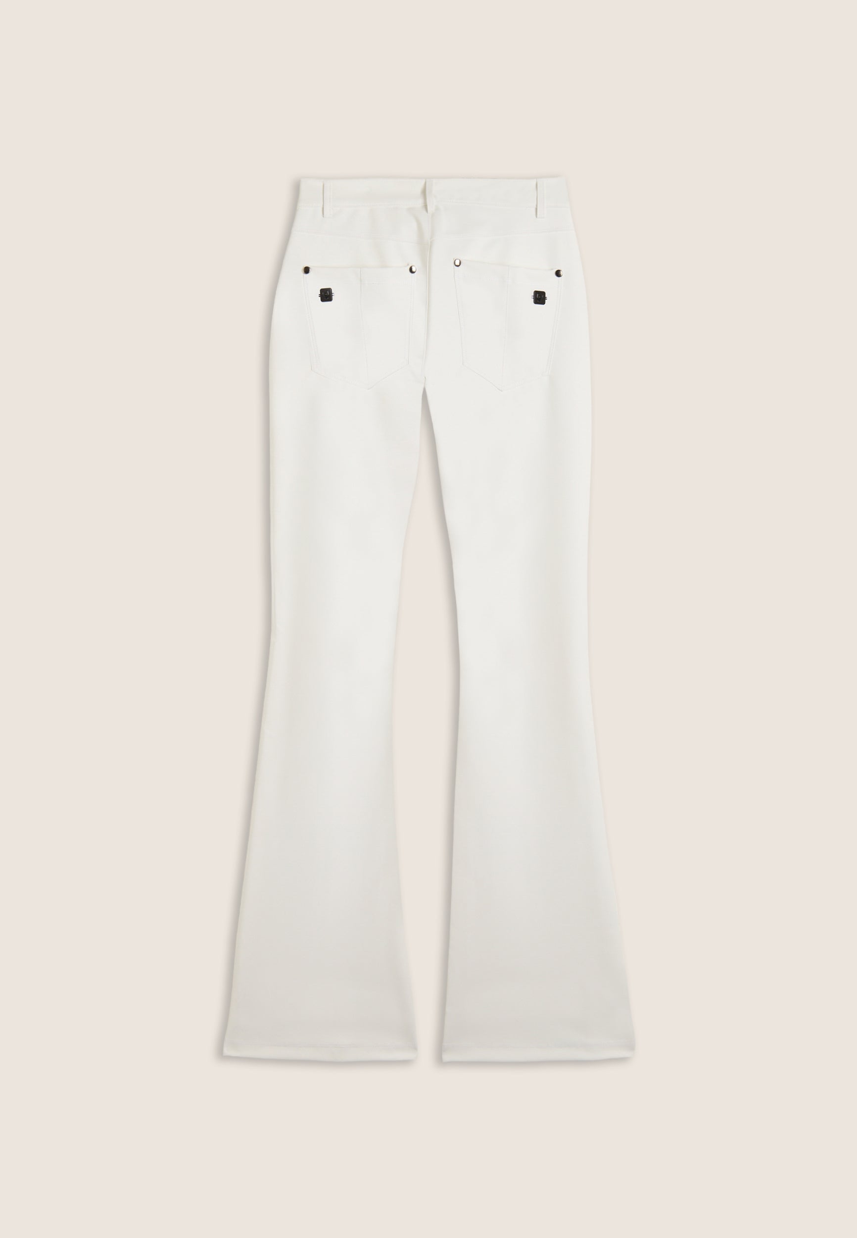 freddy-pantaloni-flare-5-tasche-in-similpelle-vita-regular image 8