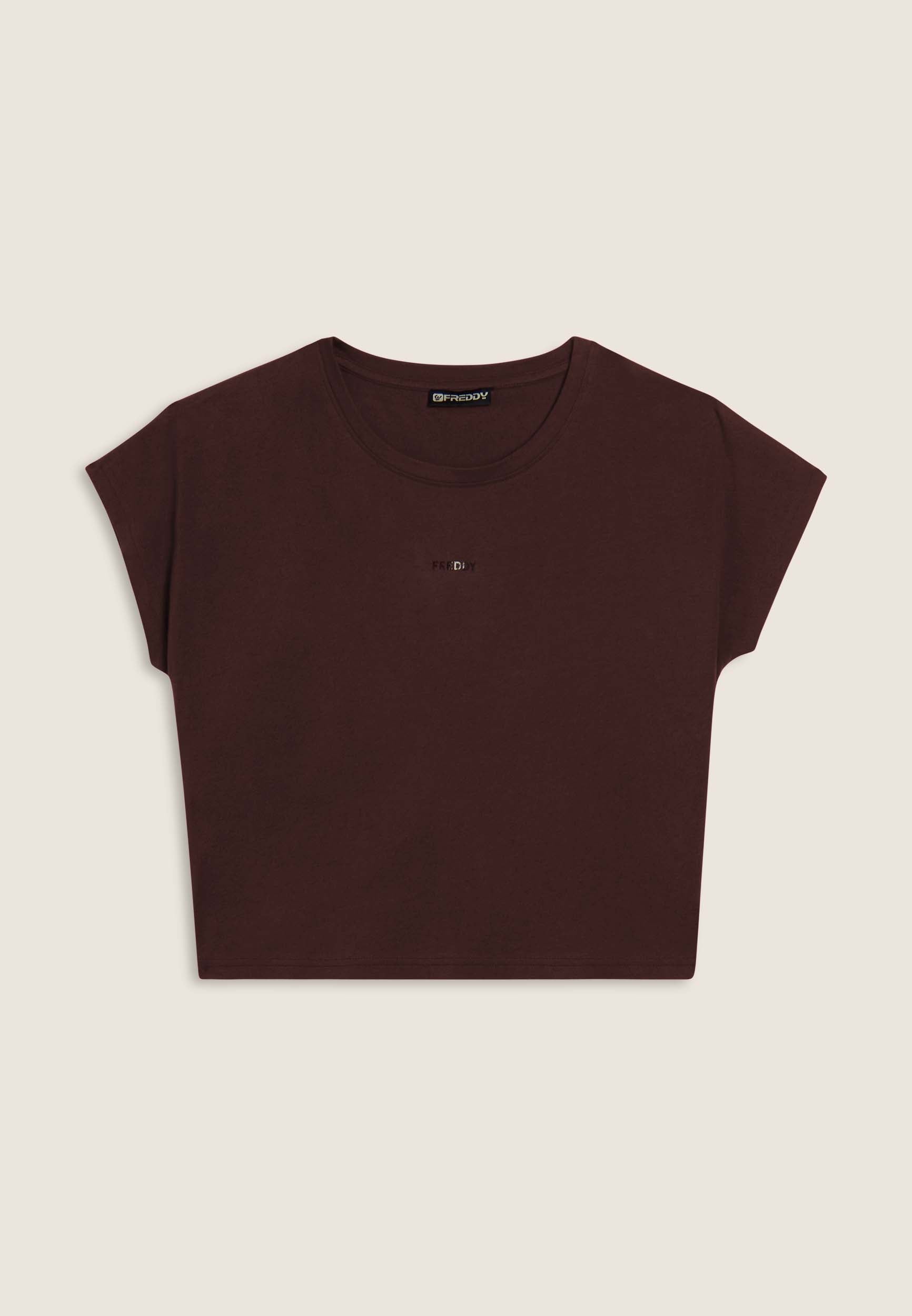 freddy-t-shirt-donna-comfort-con-stampa-today-is-your-day-maniche-ad-aletta image 8