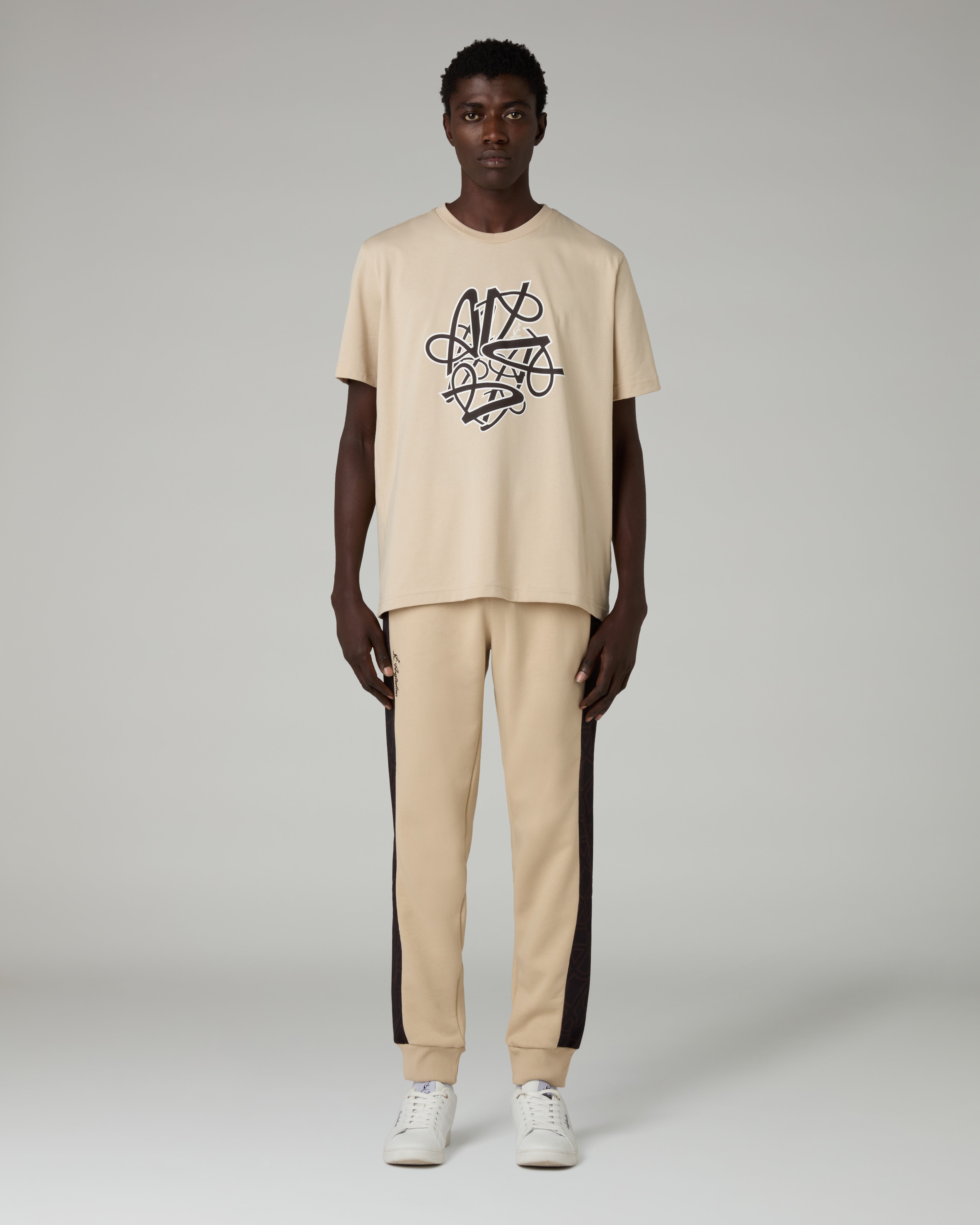 australian-spin-t-shirt-maglietta-cotone-sabbia-regular-fit image 2