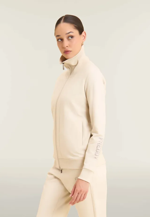 freddy-felpa-donna-con-zip-e-collo-alto-risvoltabile image 1