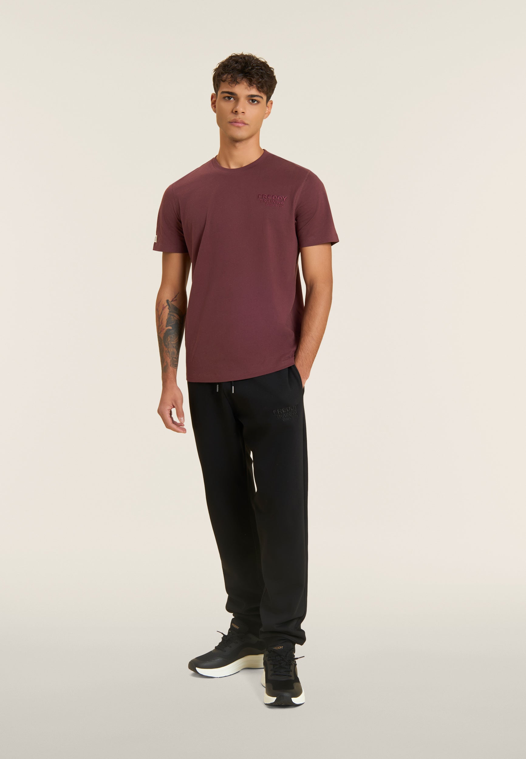 freddy-t-shirt-uomo-regular-fit-jersey-cotone-100-training-dept image 2