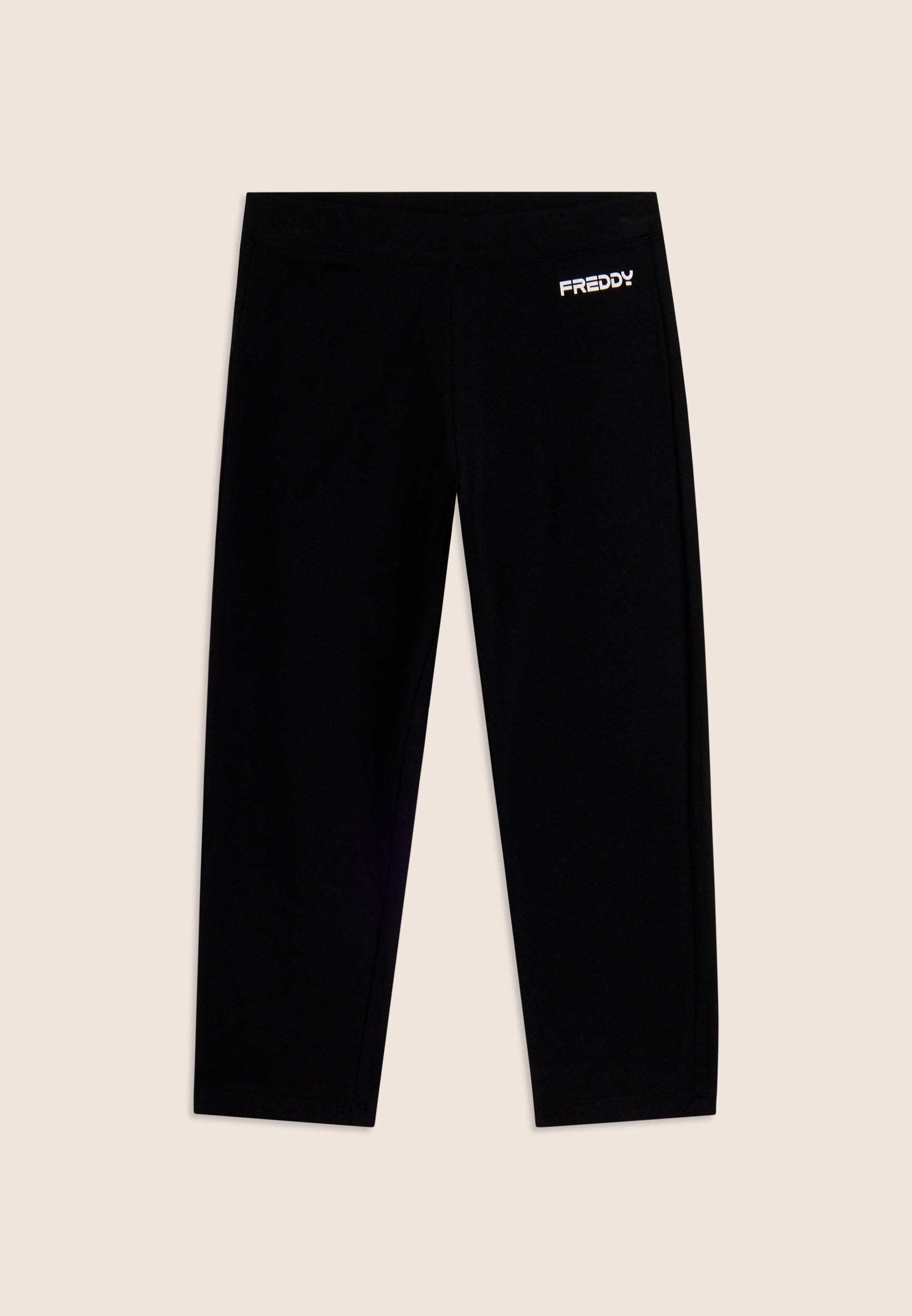 freddy-leggings-corsaro-jersey-cotone-logo-glitter-donna image 5