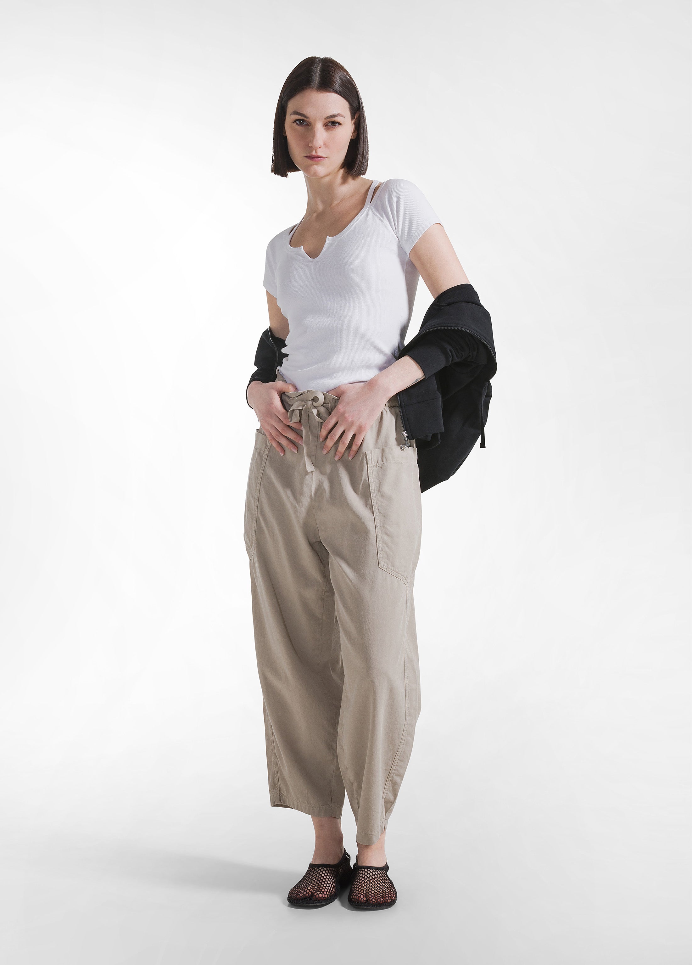deha-t-shirt-aderente-costina-bianco-cotone-biologico image 4