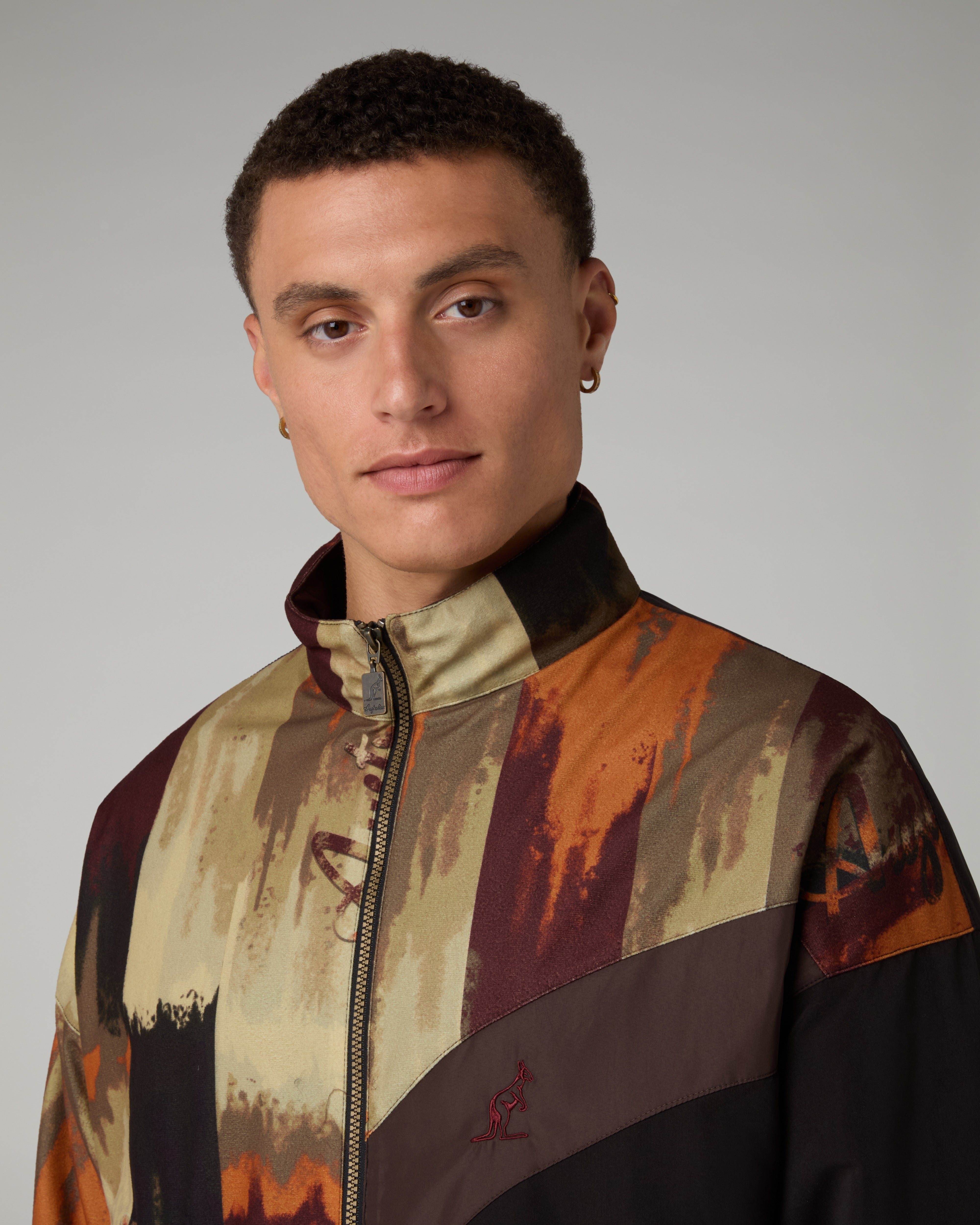 australian-bujad-panel-track-jacket-giacca-tuta-nero-old-style-1991 image 4
