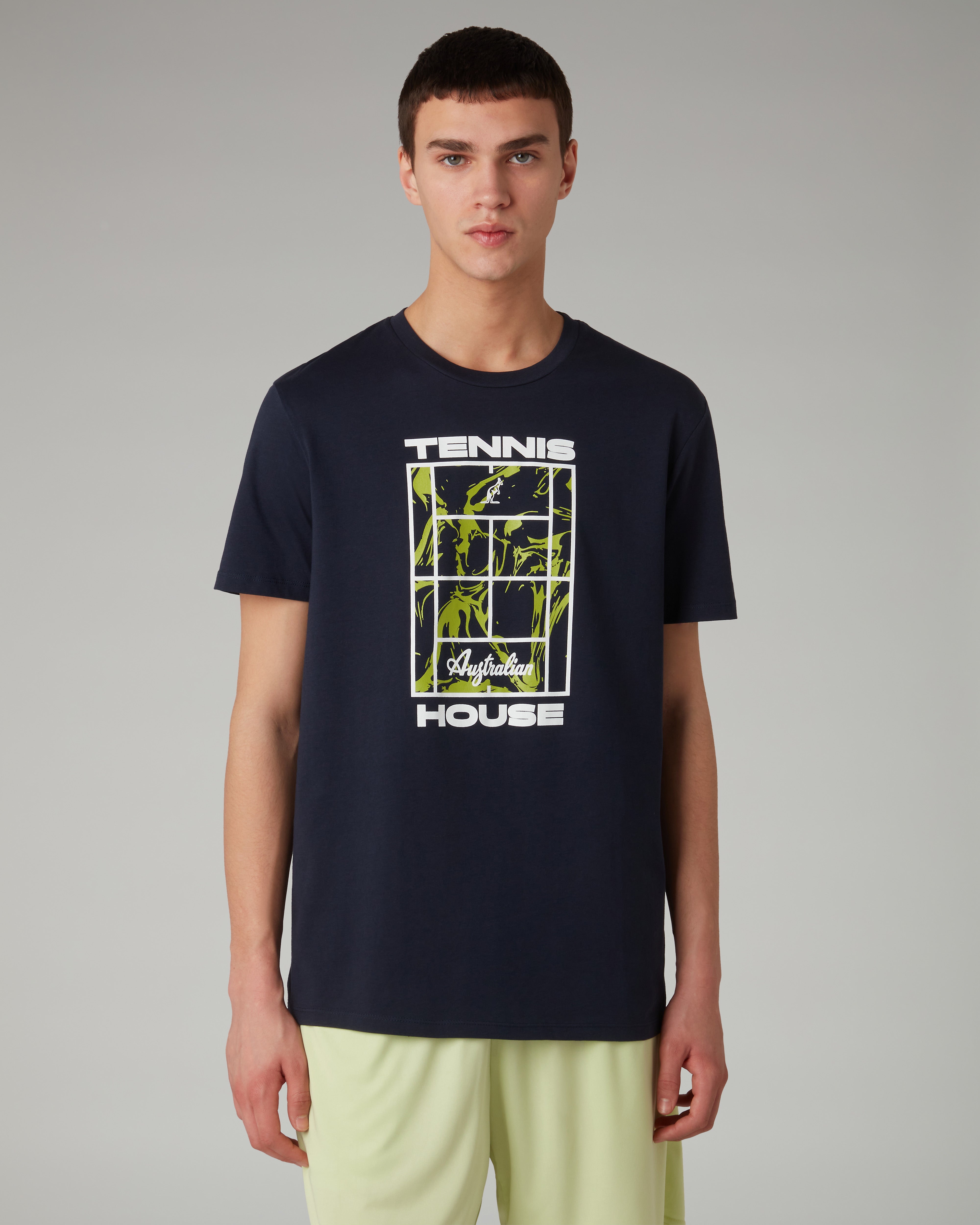 australian-ripple-court-t-shirt-t-shirt-tennis-uomo-blu-navy image 1