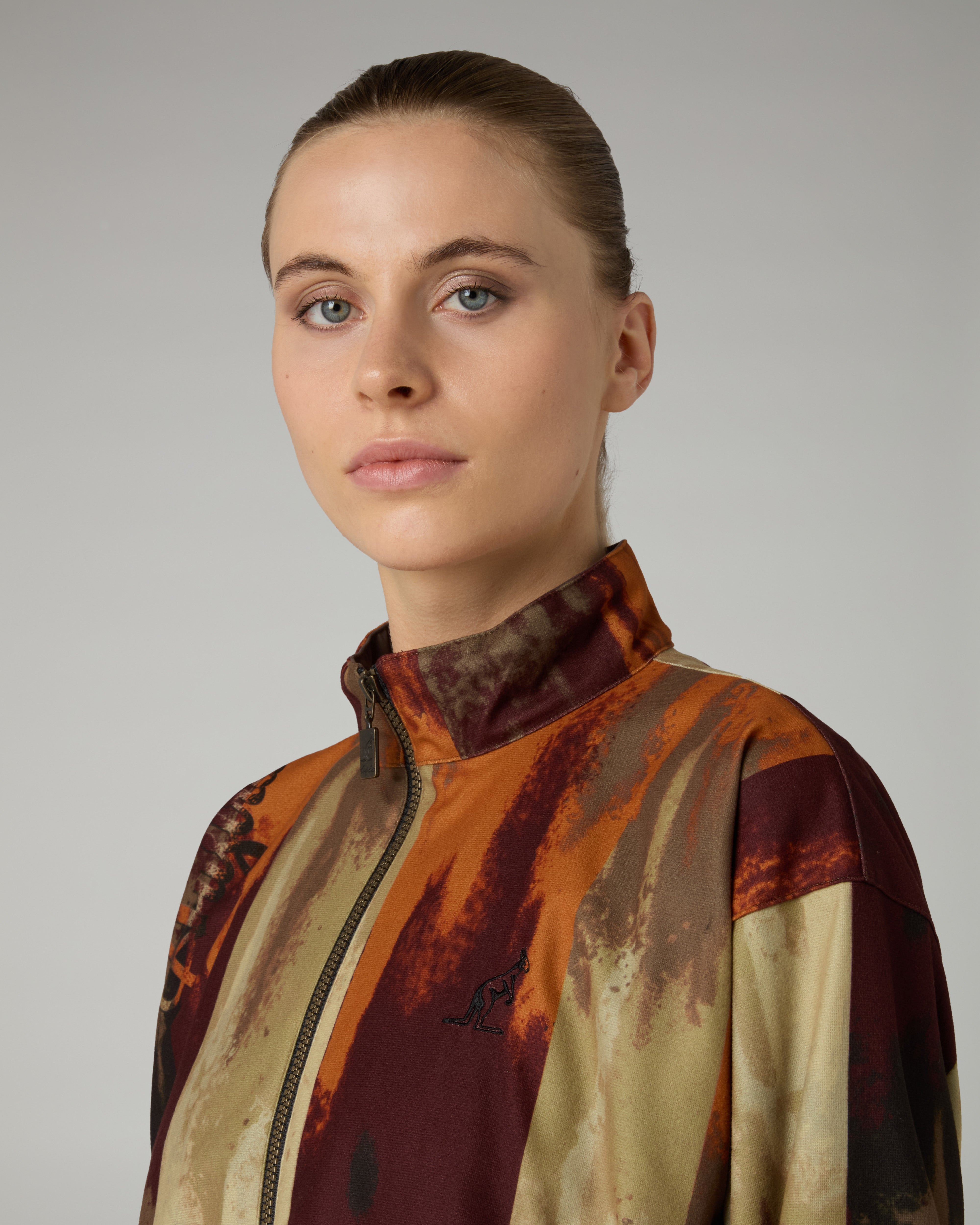 australian-bujad-track-jacket-giacca-arancio-taglio-cropped image 4