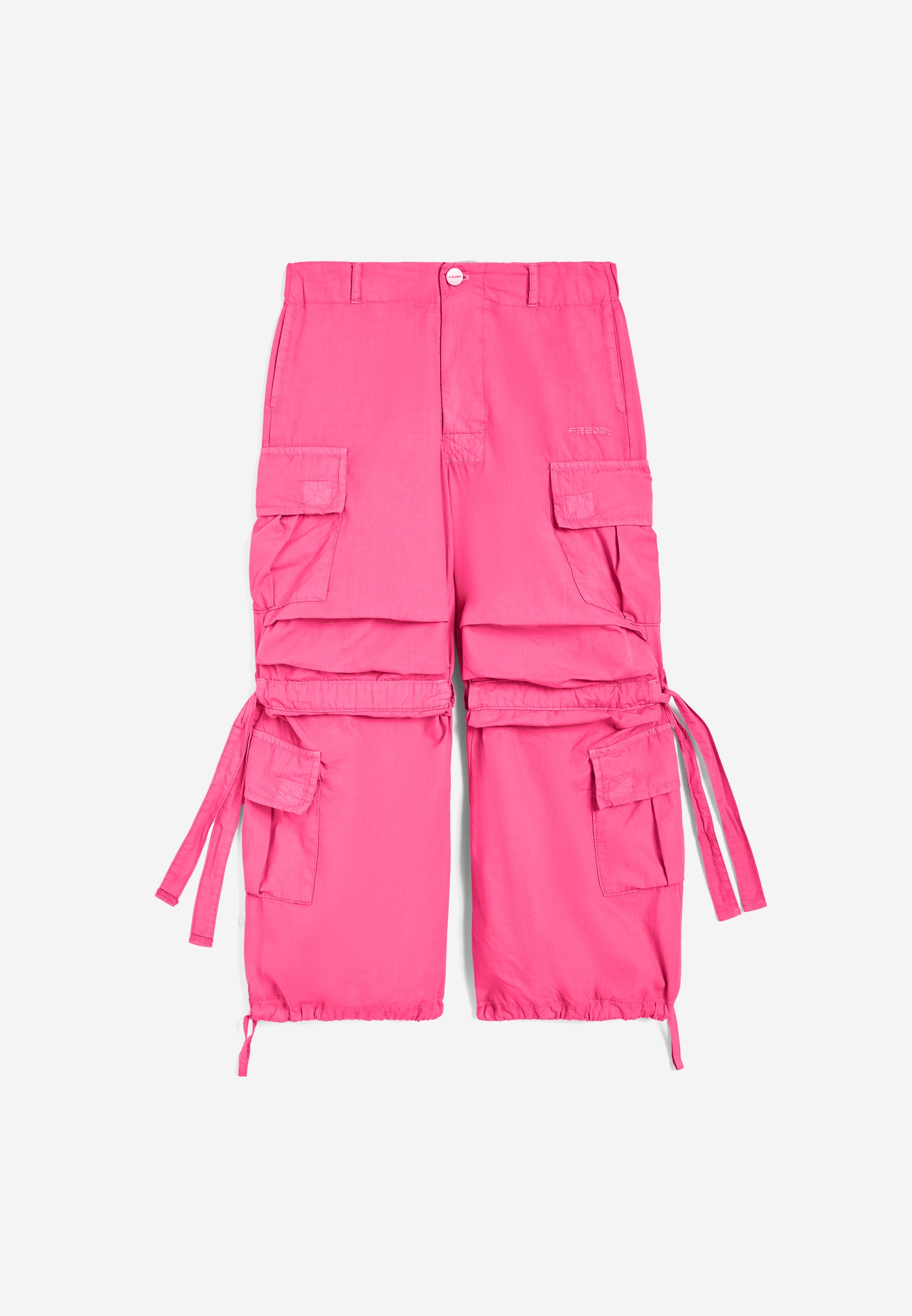 freddy-pantaloni-cargo-bambina-in-cotone-parachute-y2k-tinto-capo image 4