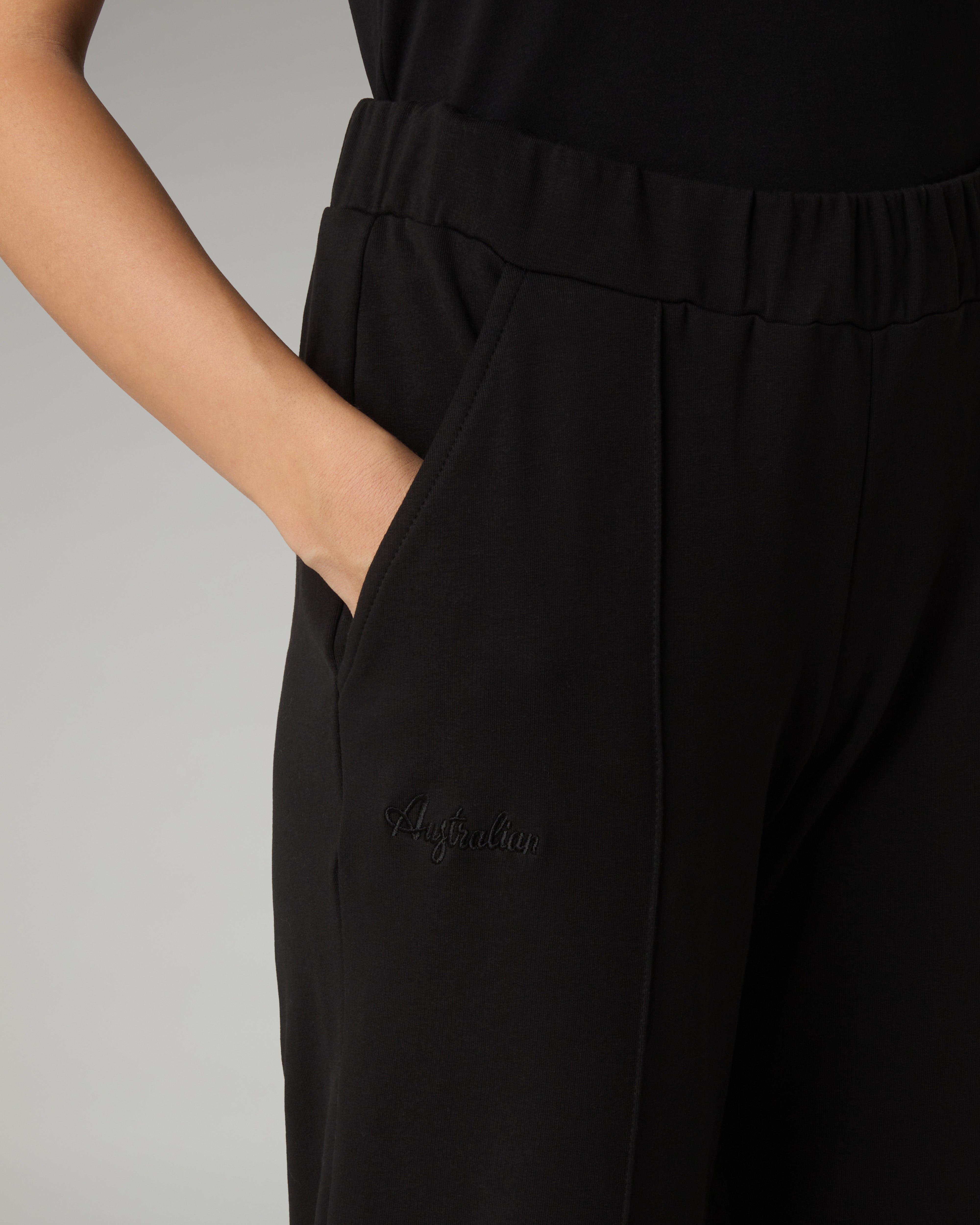 australian-dusty-fleece-tracksuit-tuta-donna-in-felpa-garzata-stampata-nera image 7