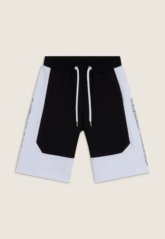 freddy-short-bambina-e-bambino-a-blocchi-colore-con-logo-in-cotone image 1