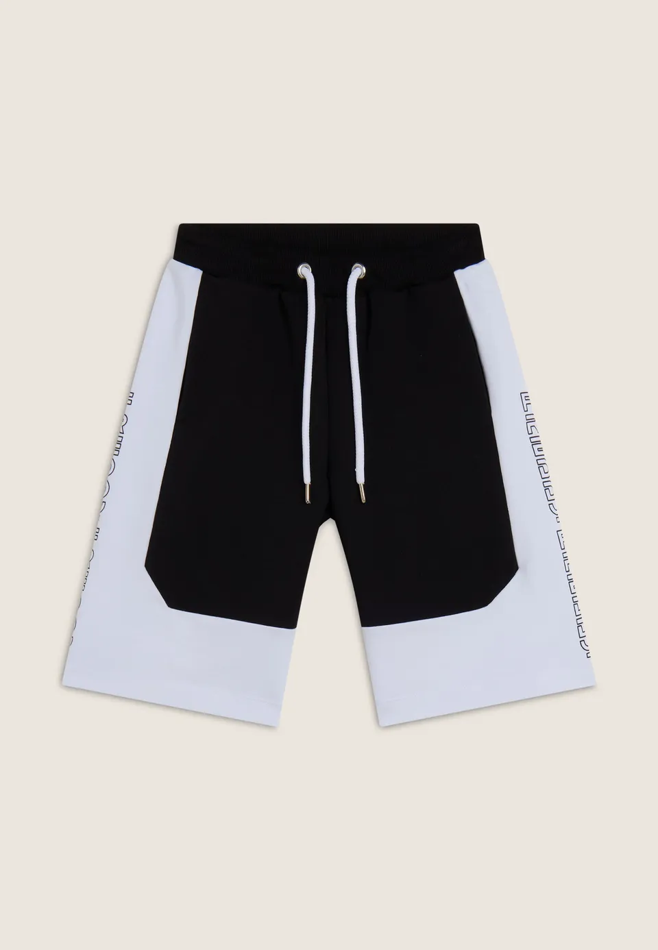 freddy-short-bambina-e-bambino-a-blocchi-colore-con-logo-in-cotone image 1