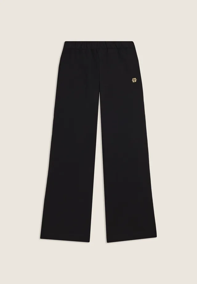 freddy-pantaloni-junior-wide-leg-in-cotone-elasticizzato image 1