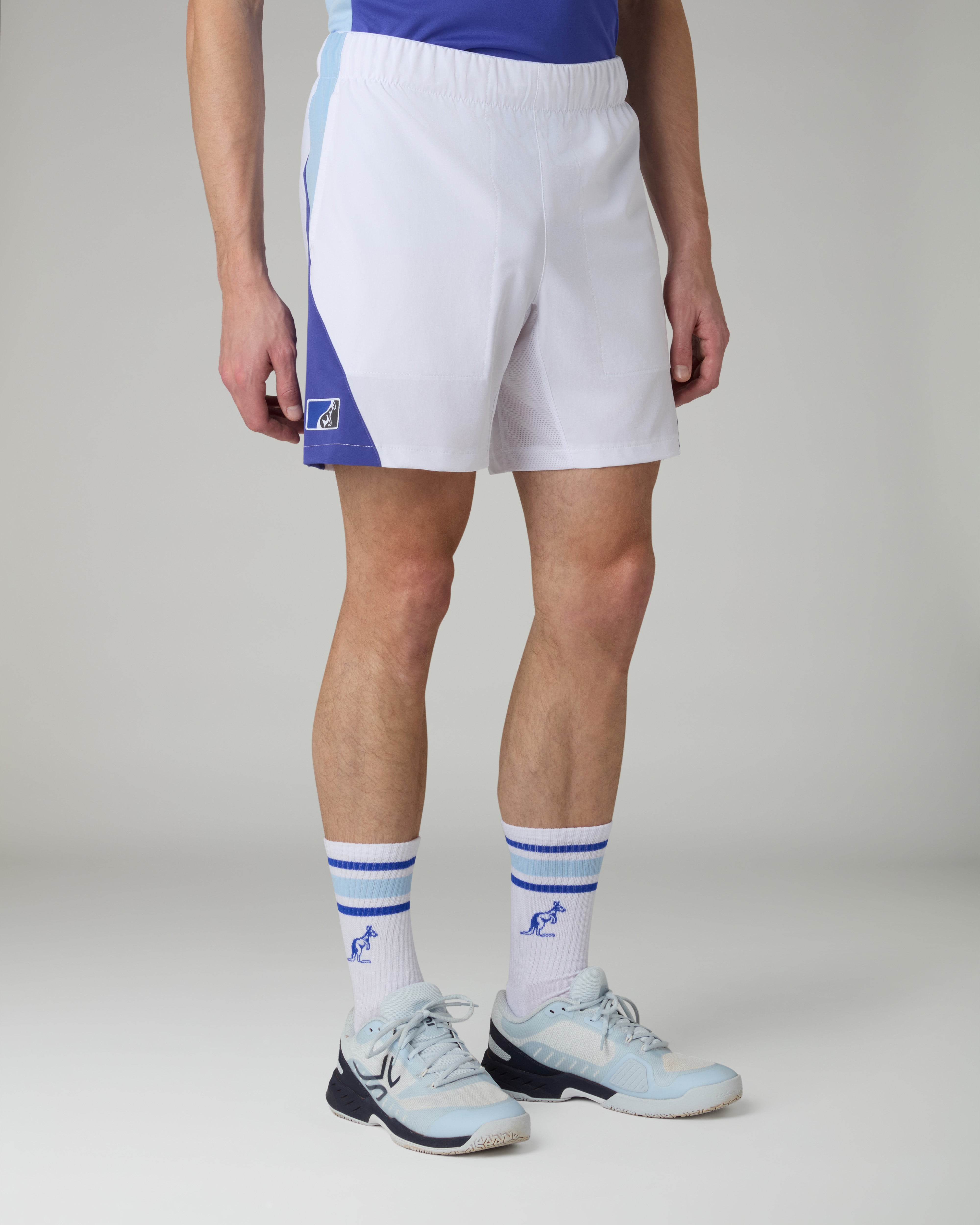 australian-stroke-short-short-bi-elastico-bianco-45-cm image 1