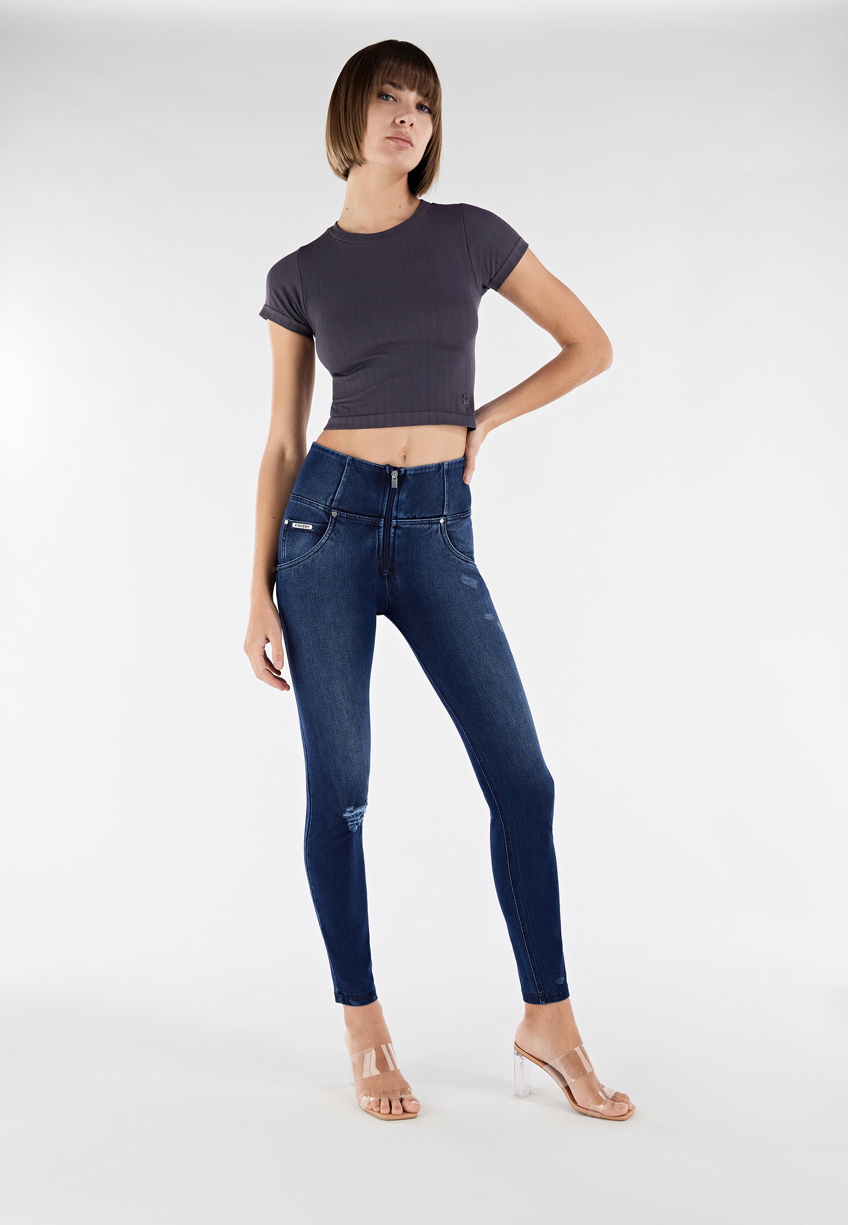 freddy-wr-up-jeans-push-up-vita-alta-in-denim-ecologico-con-strappi image 6