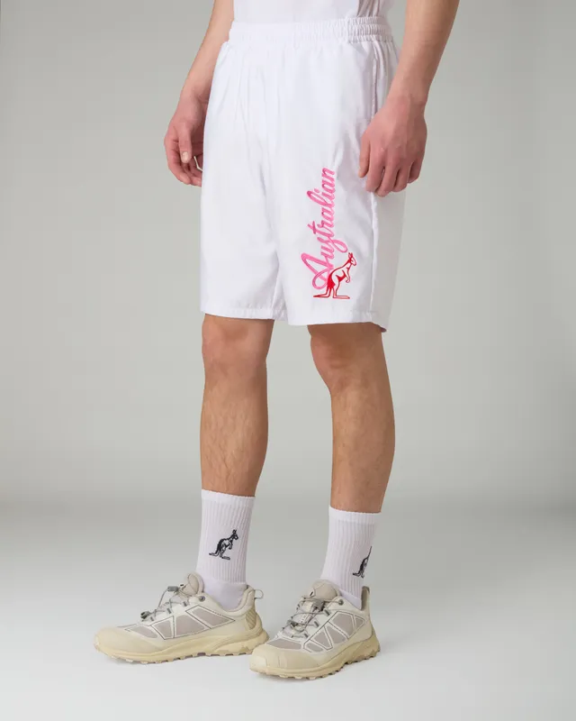 australian-goran-short-bianco-in-tessuto-antibes-con-fodera-mesh image 1