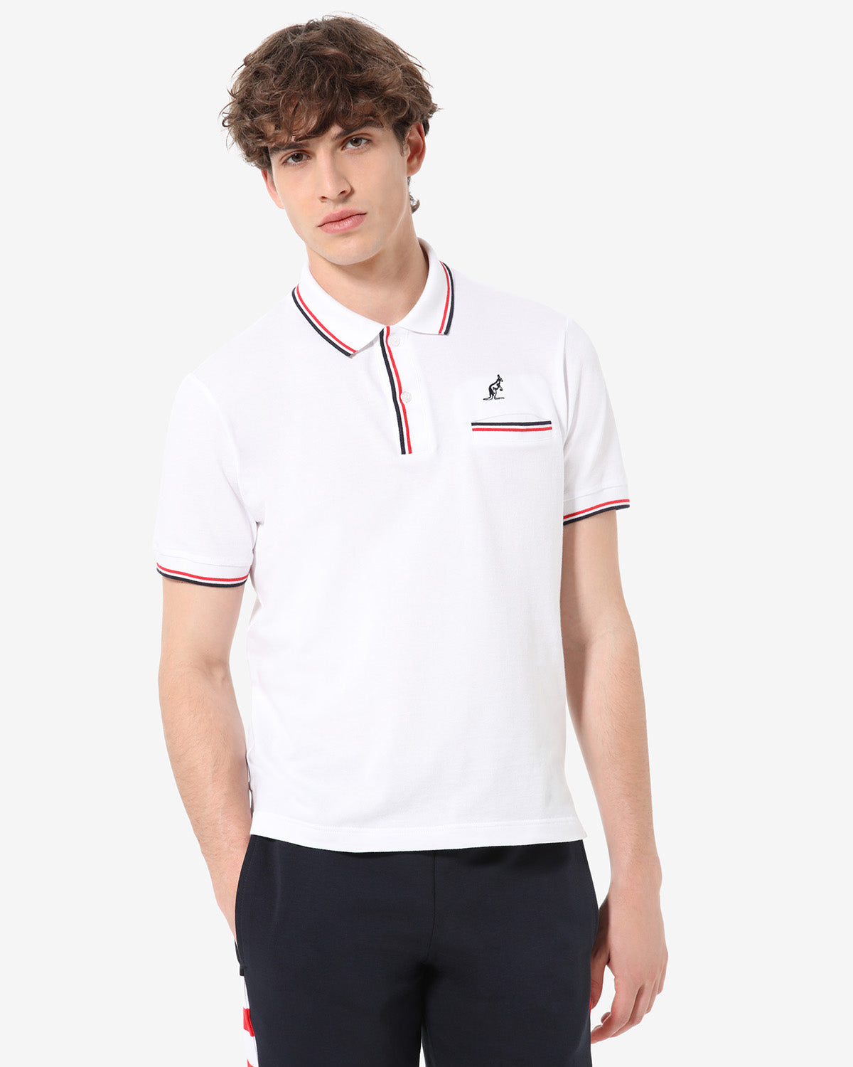 australian-pocket-piquet-polo-shirt-bianca-regular-con-tasca image 3
