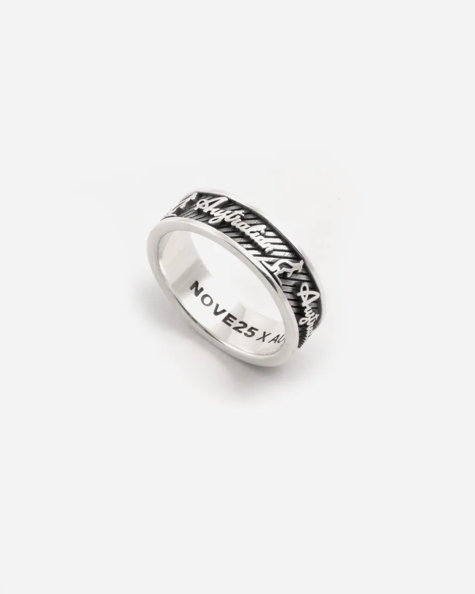 australian-banda-ring-anello-fascia-7-mm-brunito-lucido image 1