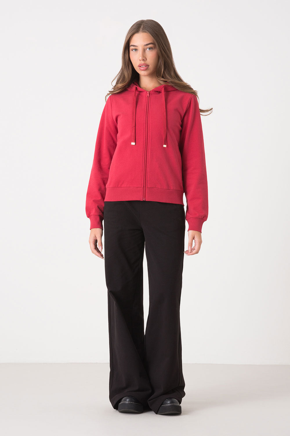 dimensione-danza-weekend-felpa-cappuccio-full-zip-con-grafica-e-paillettes image 6