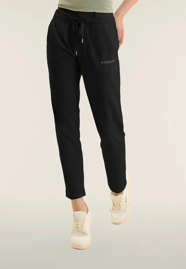freddy-pantaloni-sportivi-con-coulisse-in-jersey-elasticizzato-cotone image 1