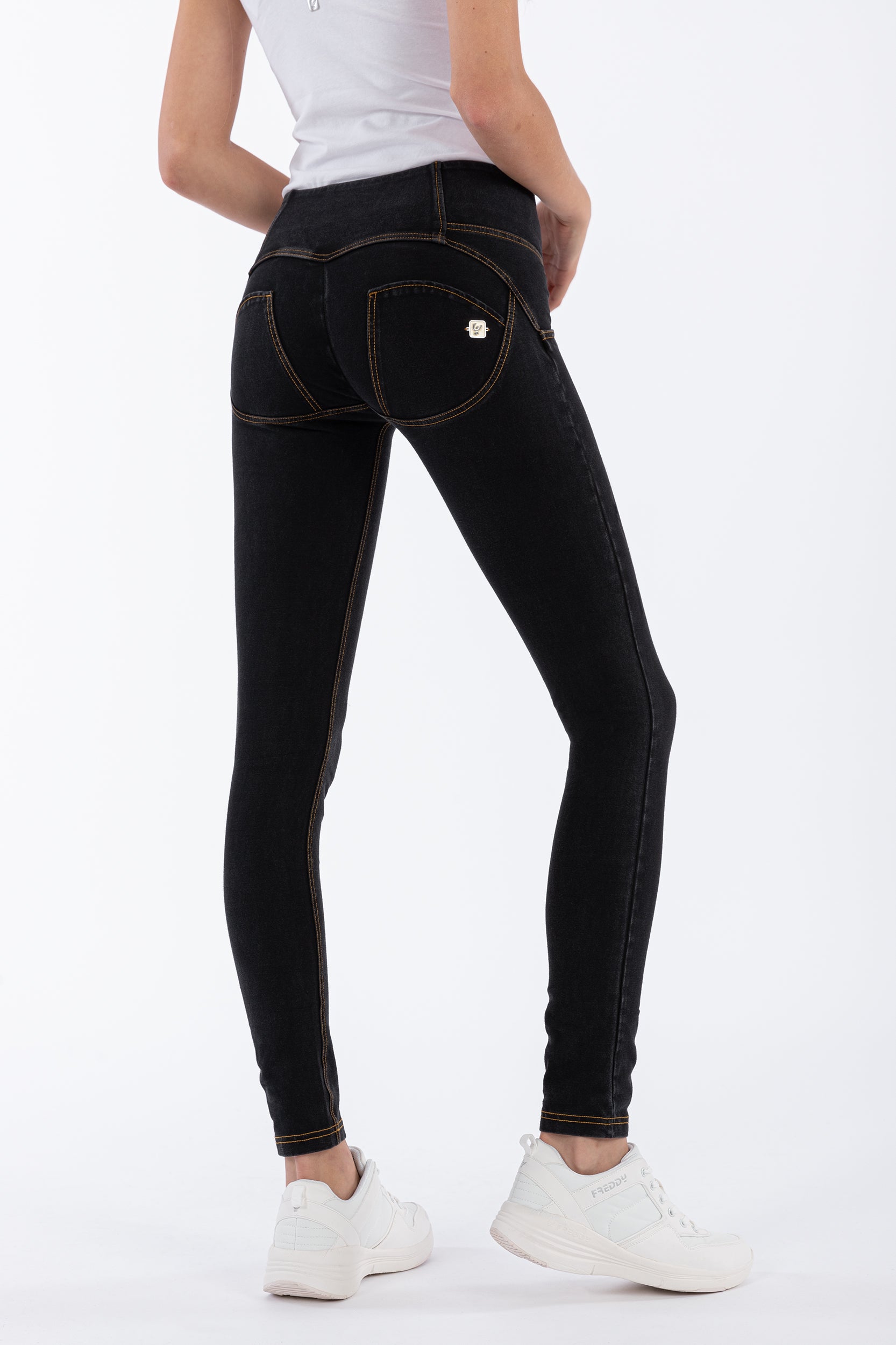 freddy-pantalone-wr-up-skinny-vita-media-regular-in-denim-elasticizzato image 1