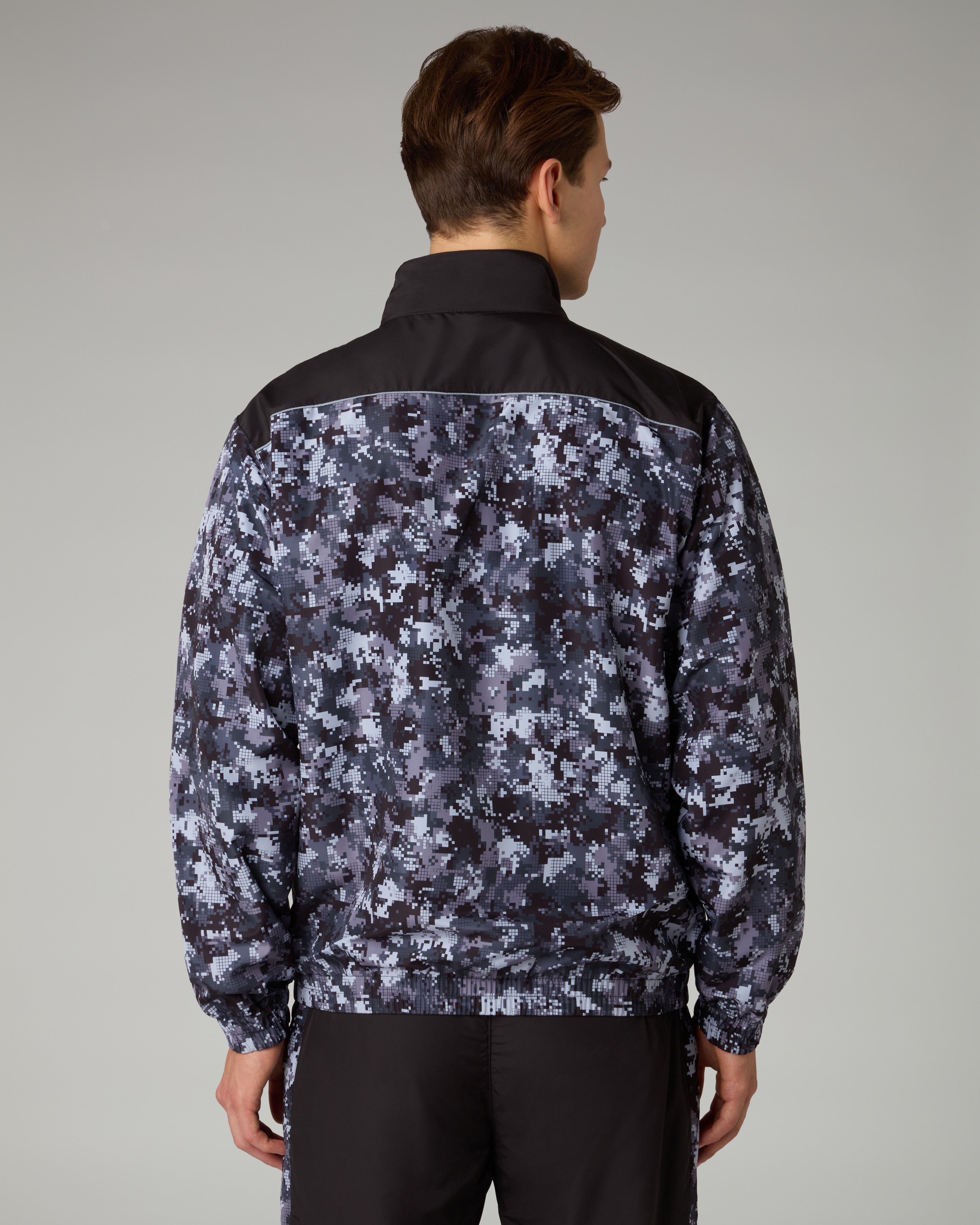 australian-digital-track-jacket-giacca-sportiva-nera-water-resistant-full-zip image 3
