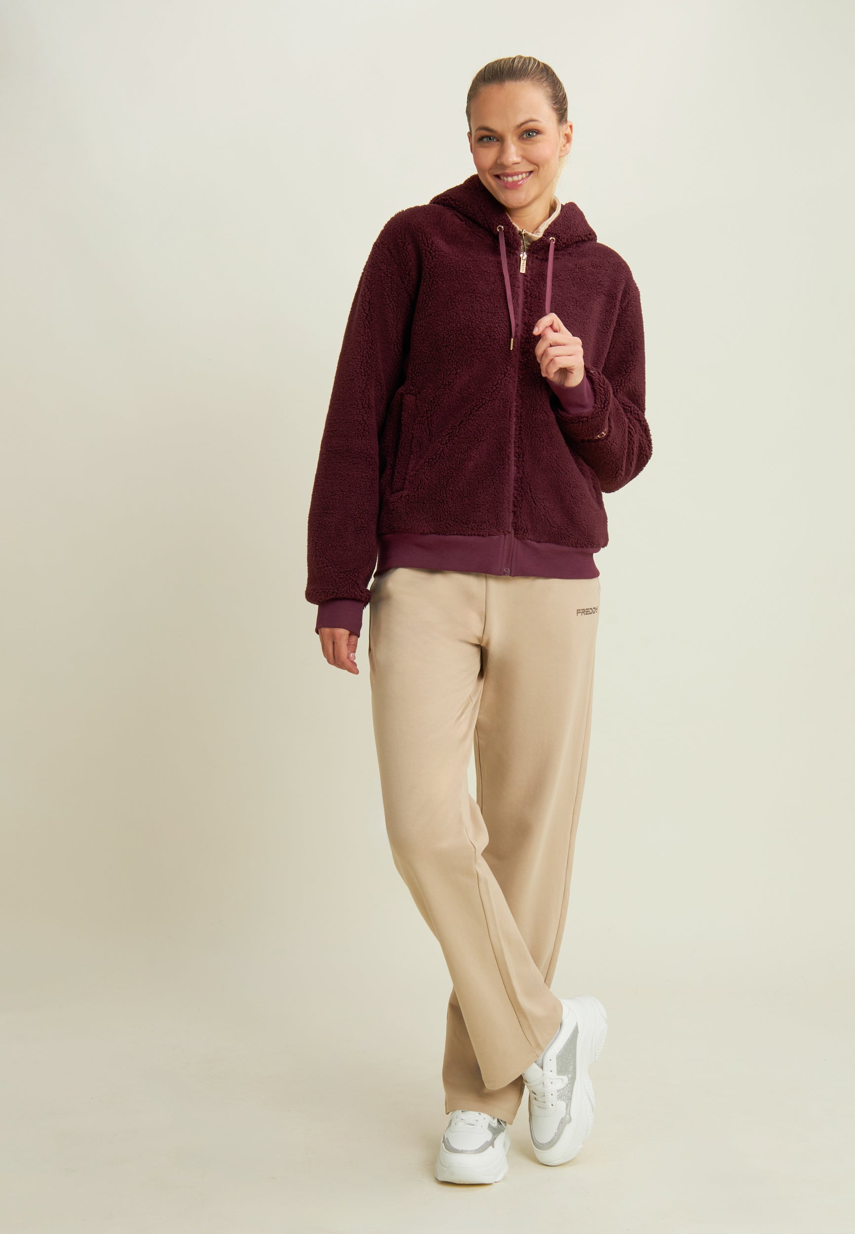 freddy-pantaloni-donna-regular-gamba-dritta-con-coulisse image 2