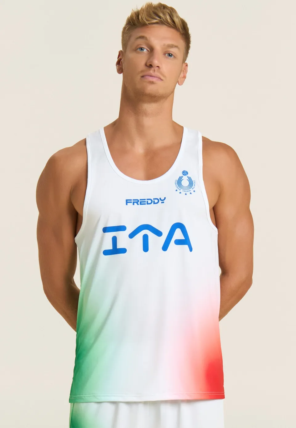 freddy-canotta-uomo-beach-volley-italia-2025-26-protezione-uv image 1