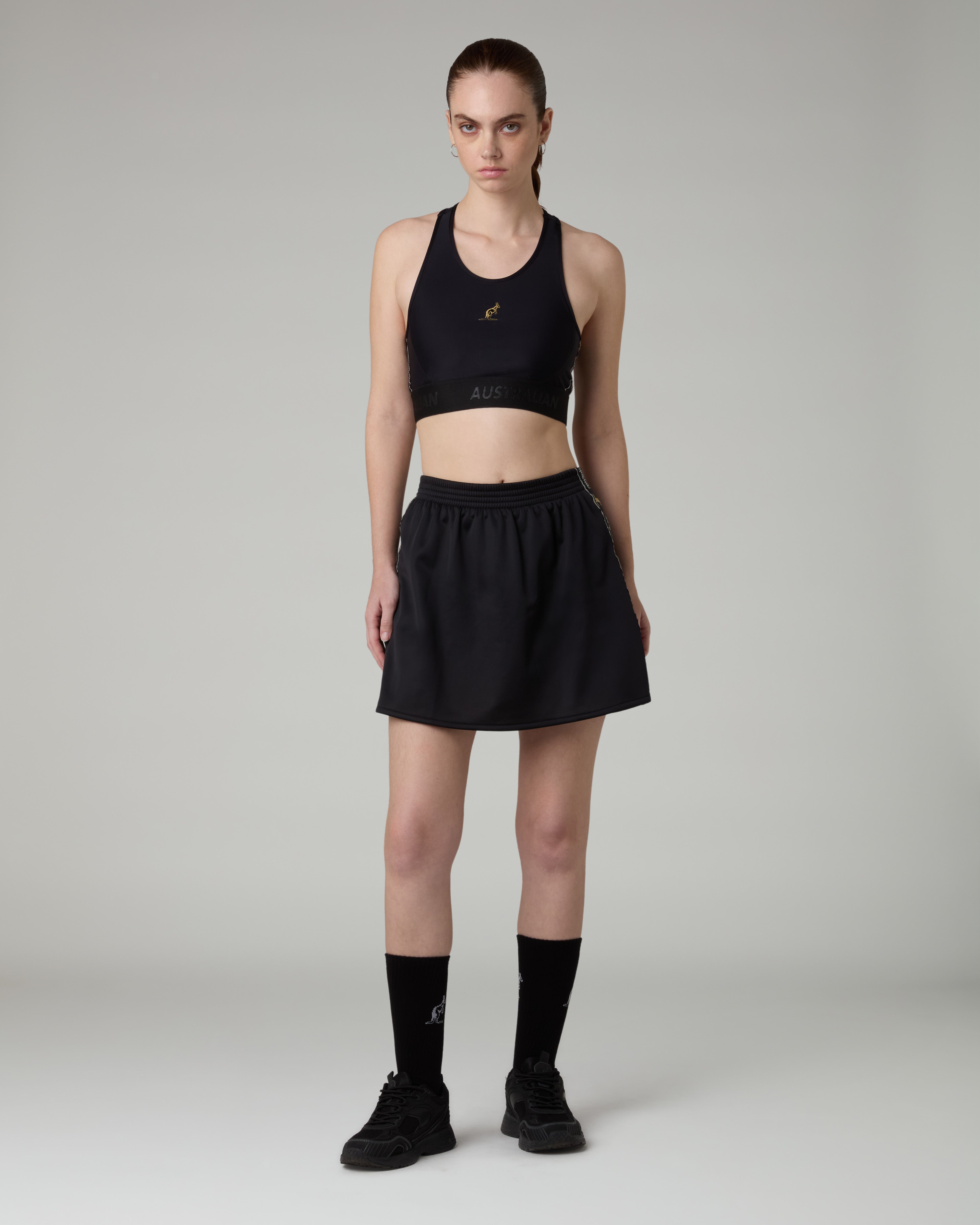 australian-black-tape-skirt-gonna-acetato-con-sottogonna image 5