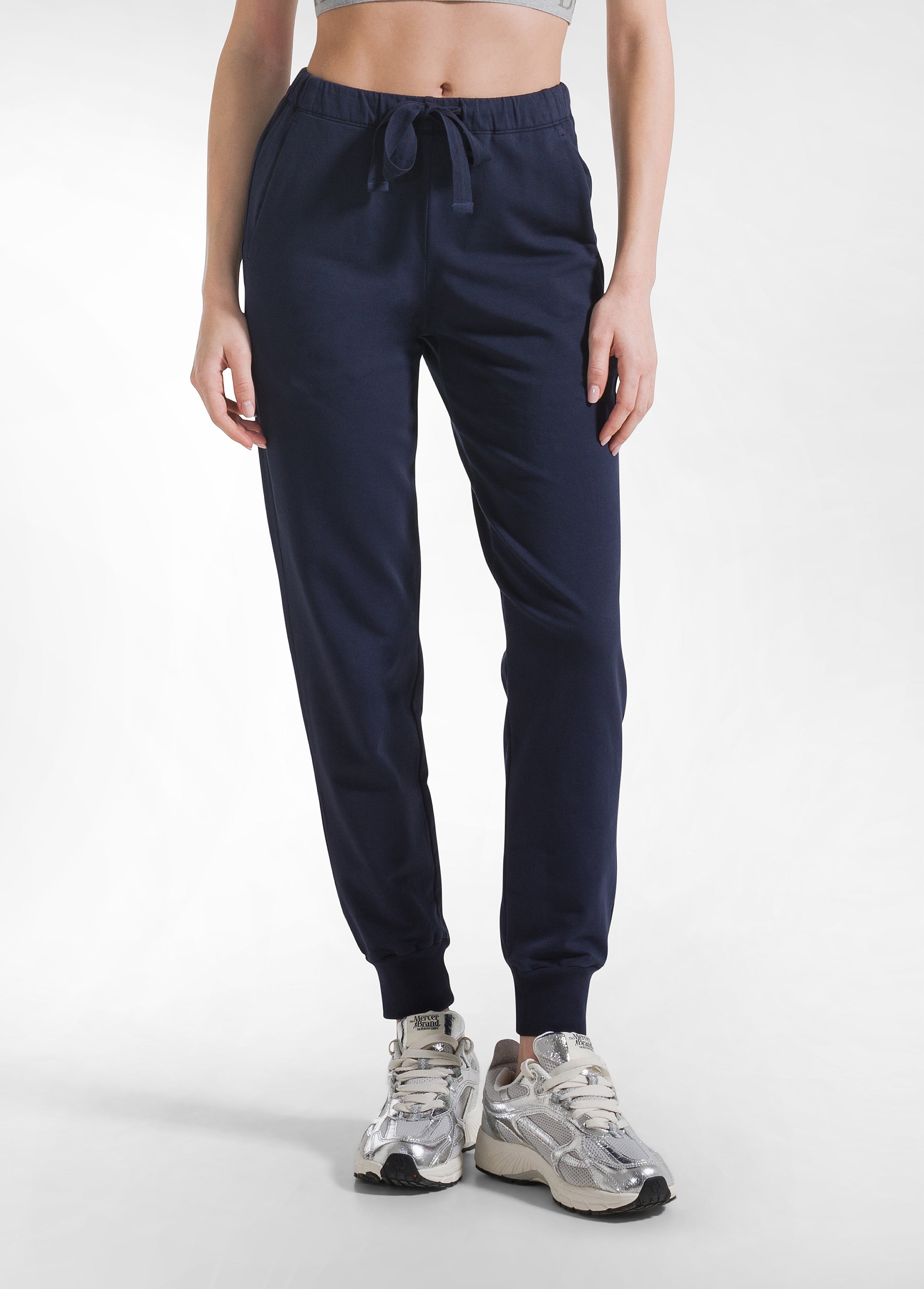 deha-tuta-felpa-con-cappuccio-full-zip-e-jogger-stretch-blu image 6