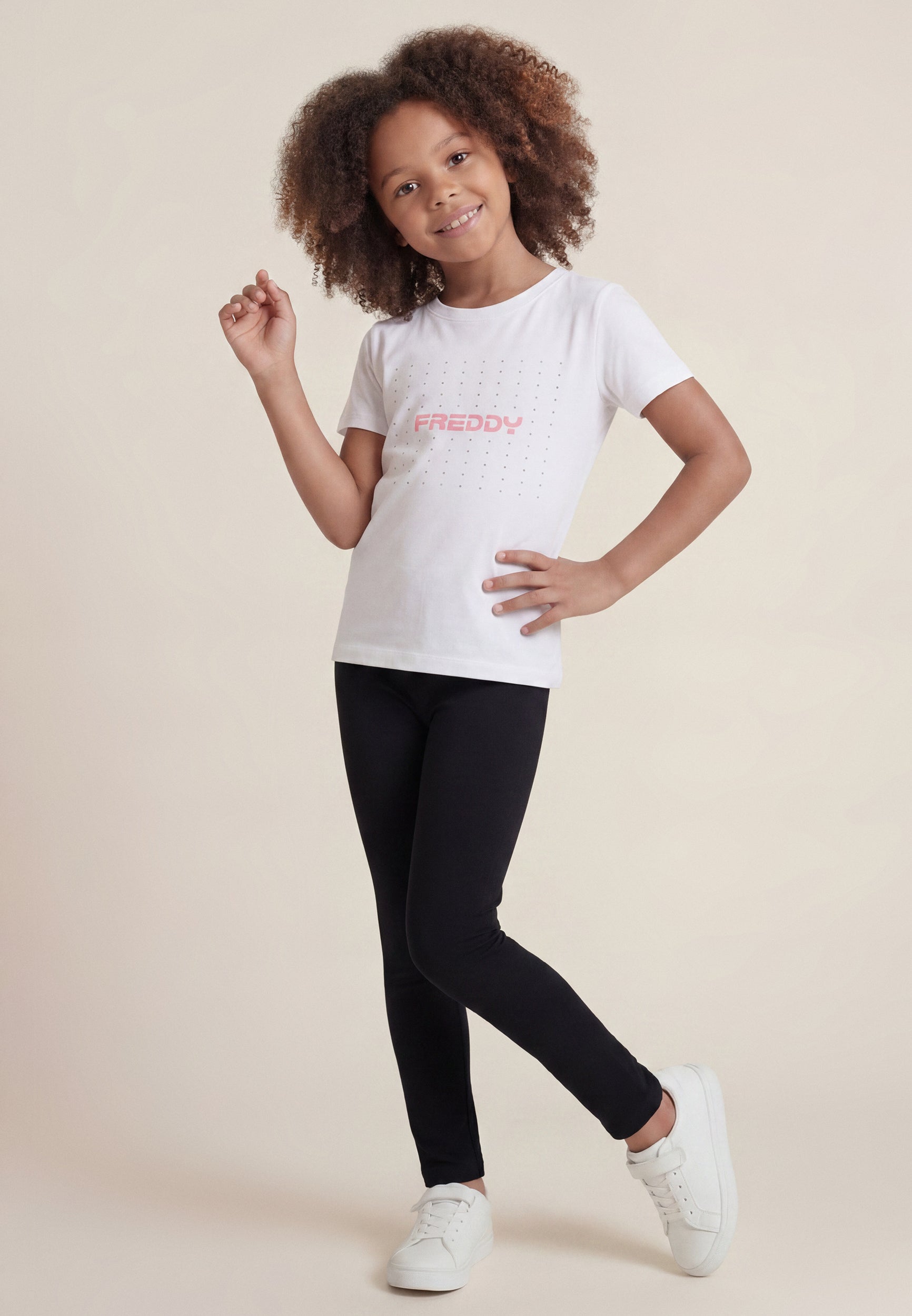 freddy-t-shirt-bambina-ragazza-jersey-logo-con-strass image 2