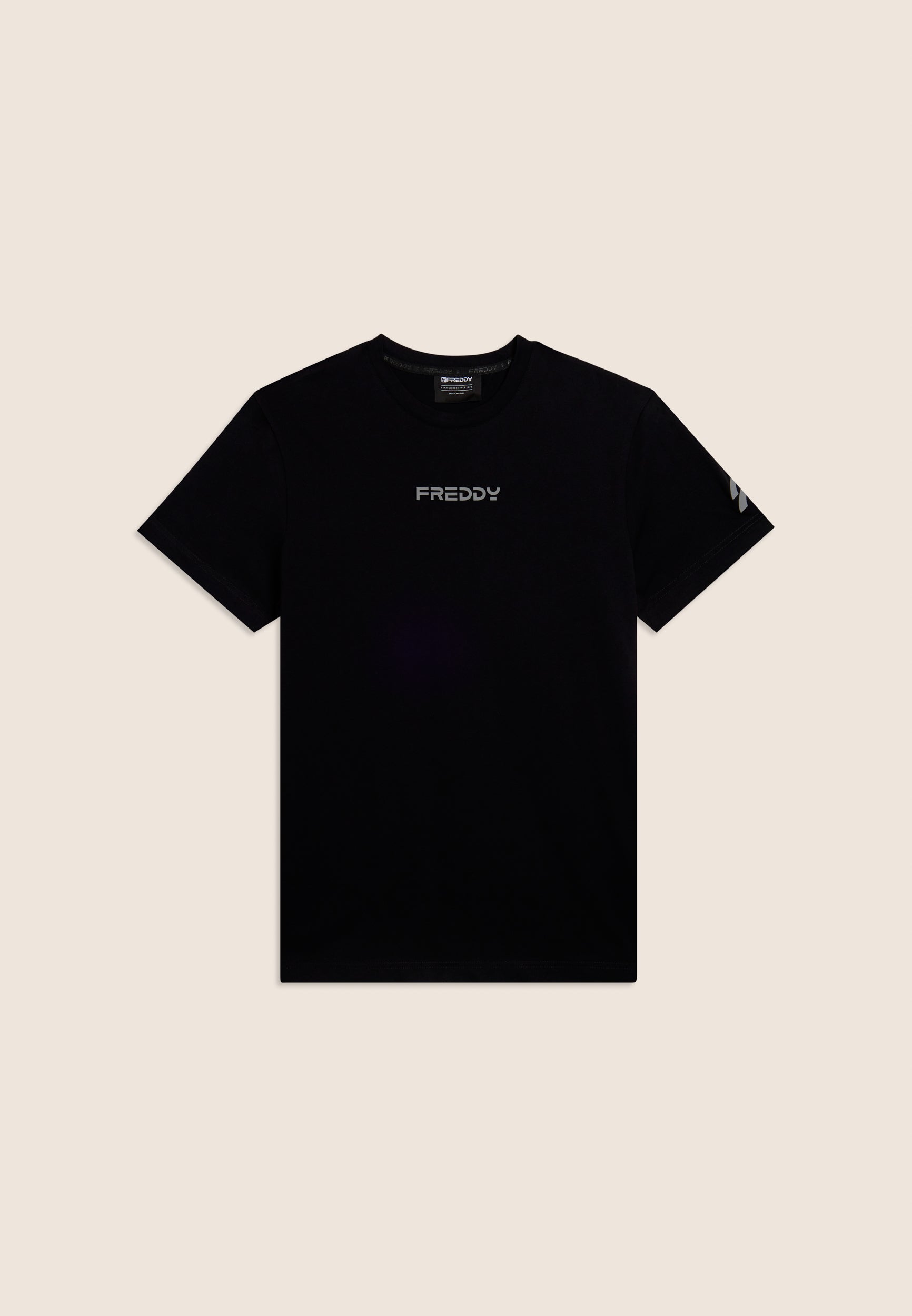 freddy-t-shirt-uomo-in-cotone-con-logo-minimal image 1