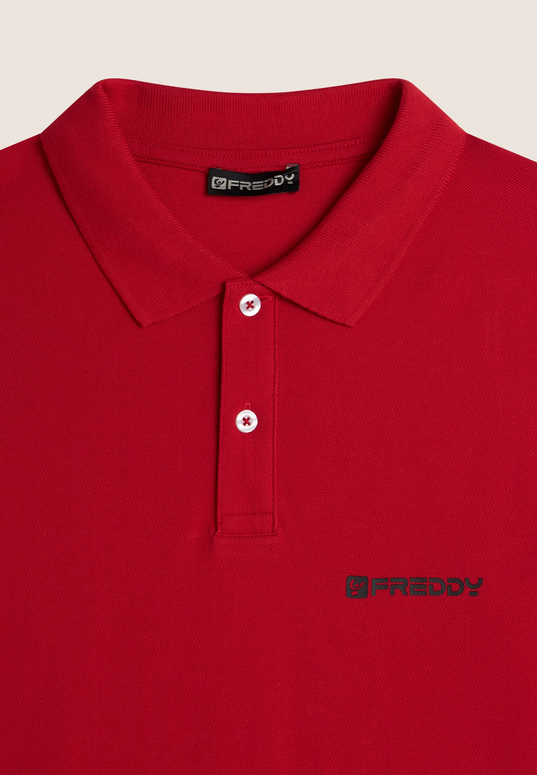 freddy-polo-manica-corta-uomo-in-cotone-100-design-essenziale image 3