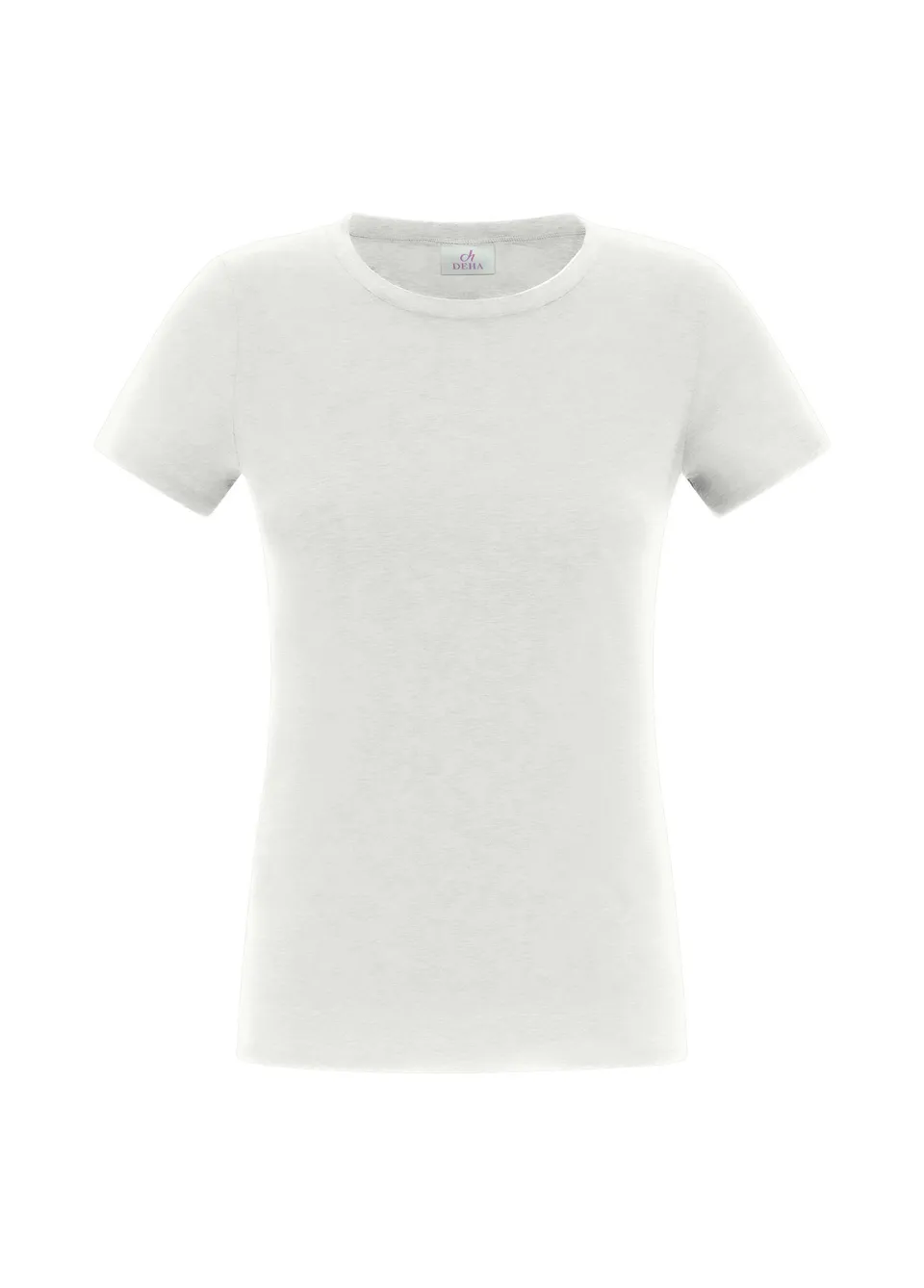 deha-t-shirt-in-cotone-organico-stretch-bianco image 1