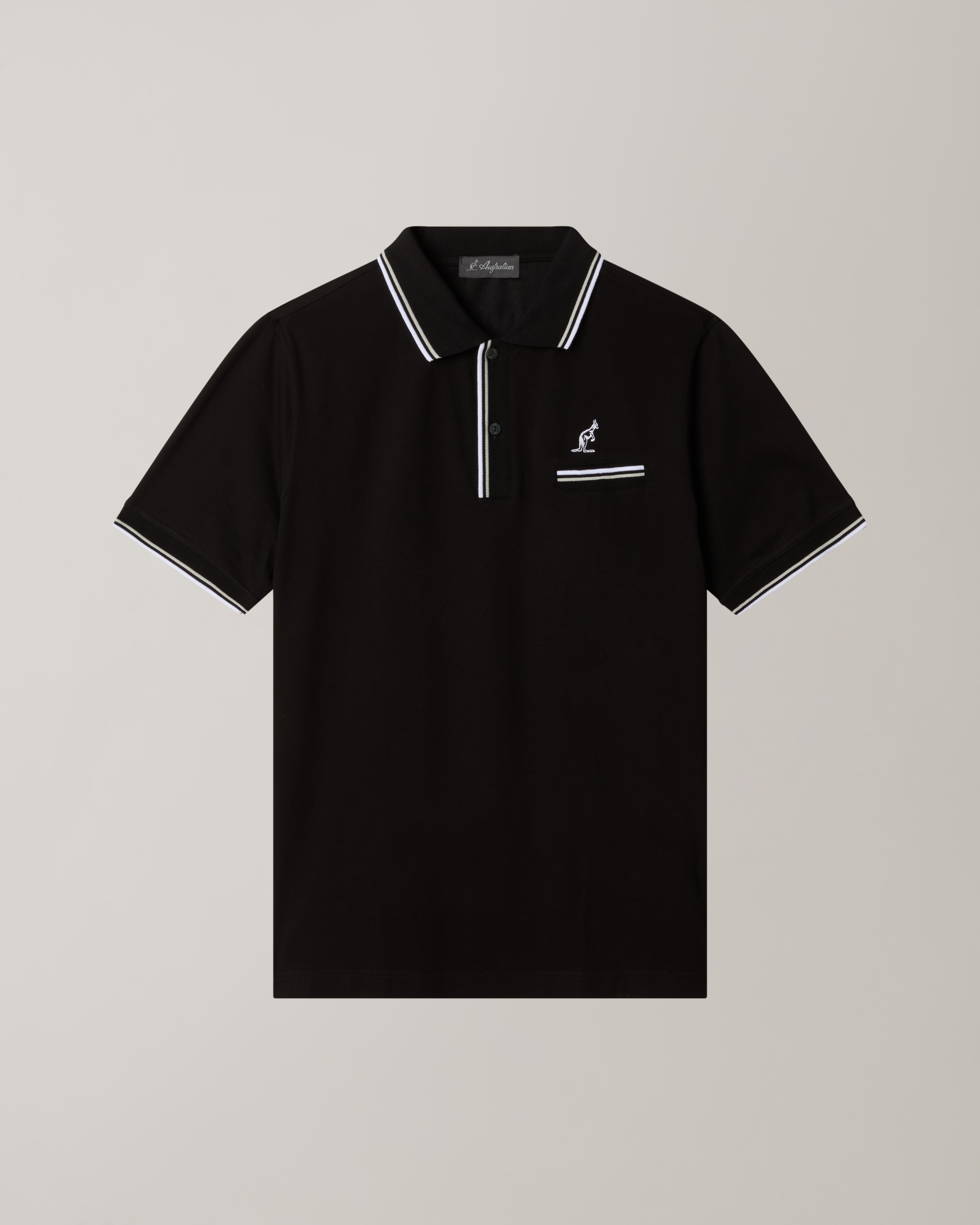 australian-pocket-piquet-polo-shirt-nera-regular-fit-made-in-italy image 5