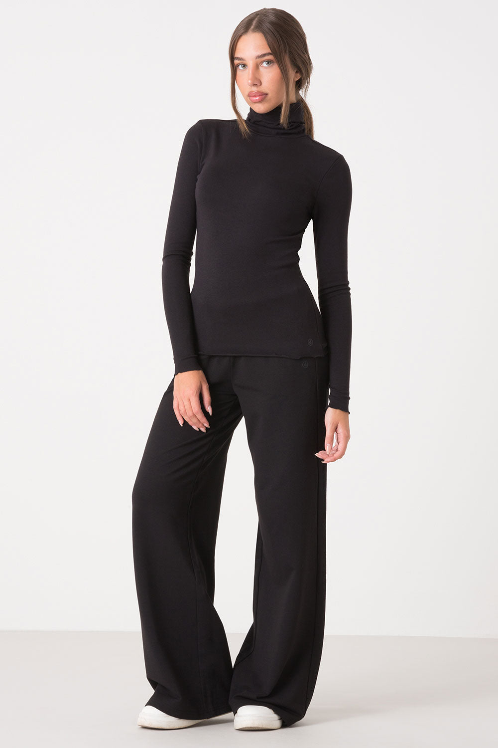 dimensione-danza-lupetto-in-modal-a-costine-slim-fit image 1
