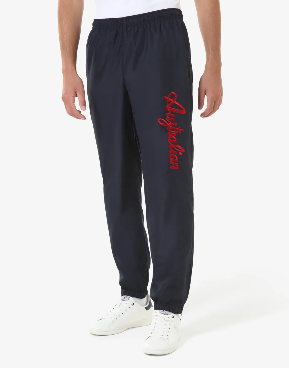 australian-smash-logo-pant-pantalone-tuta-blu image 1