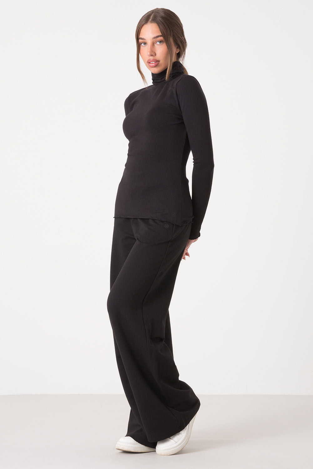 dimensione-danza-lupetto-in-modal-a-costine-slim-fit image 2